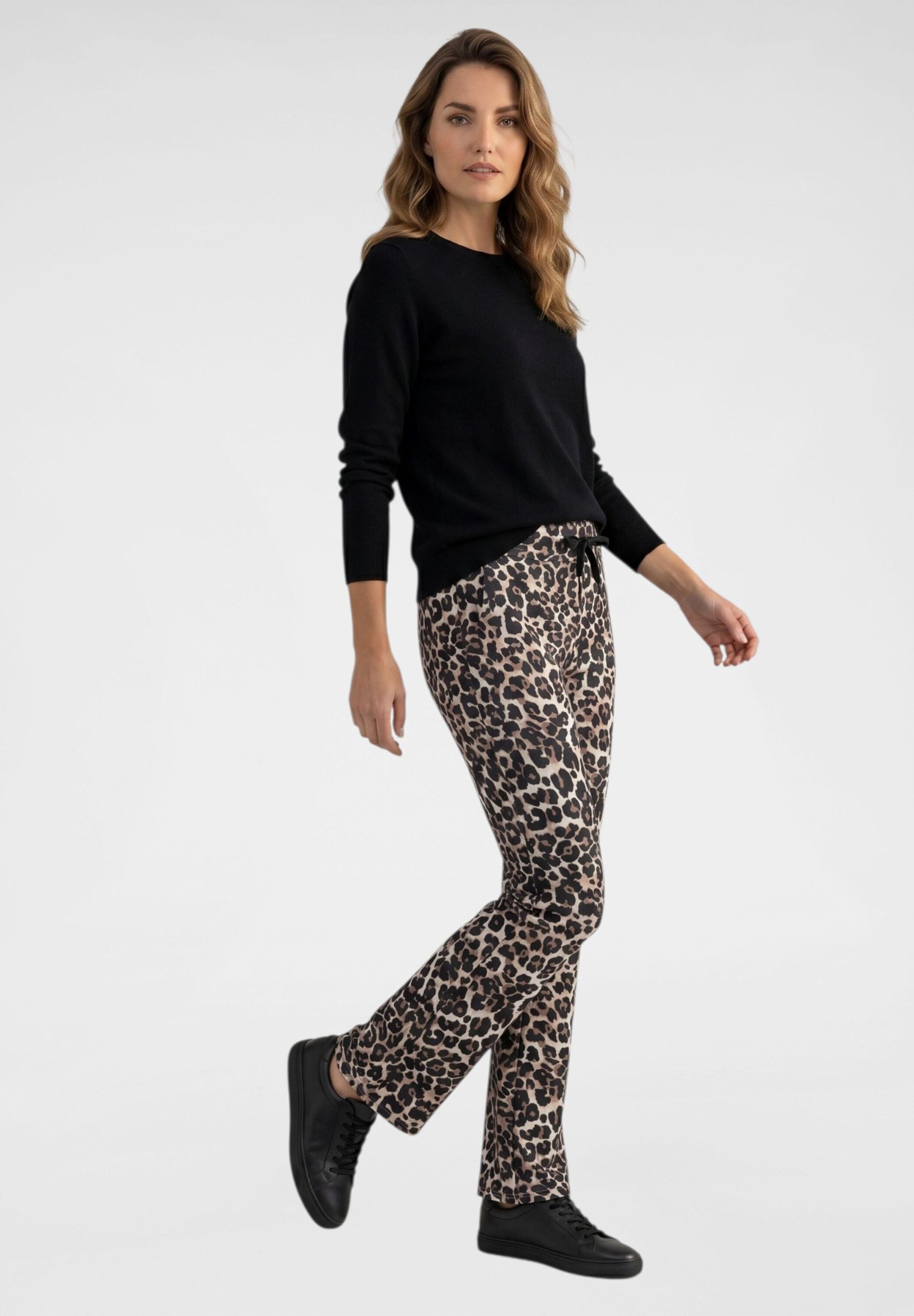 NAVIGAZIONE Cordhose »NAVIGAZIONE Sweathose«  Leoprint