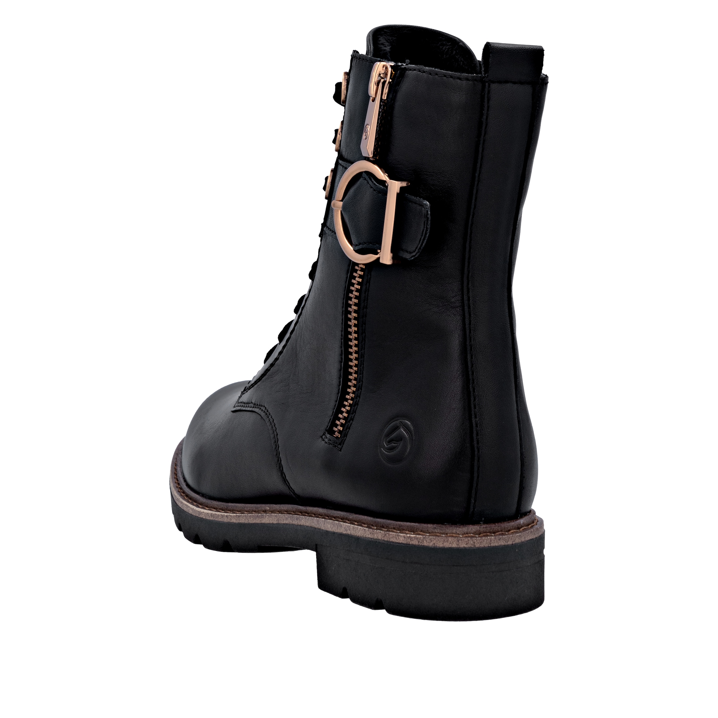 Remonte Schnürstiefelette  Schnürboots, Casual-Stiefelette, Blockabsatz, mit großer Zierschließe