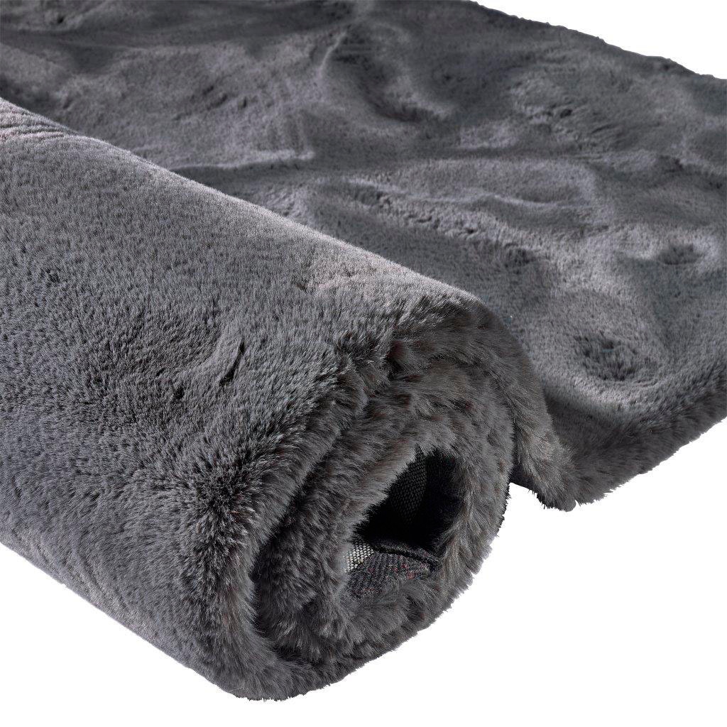 Dekowe Fellteppich »Roger Deluxe«, rechteckig, 33 mm Höhe, Kunstfell, Kaninchenfell-Haptik, besonders weicher Hochflor