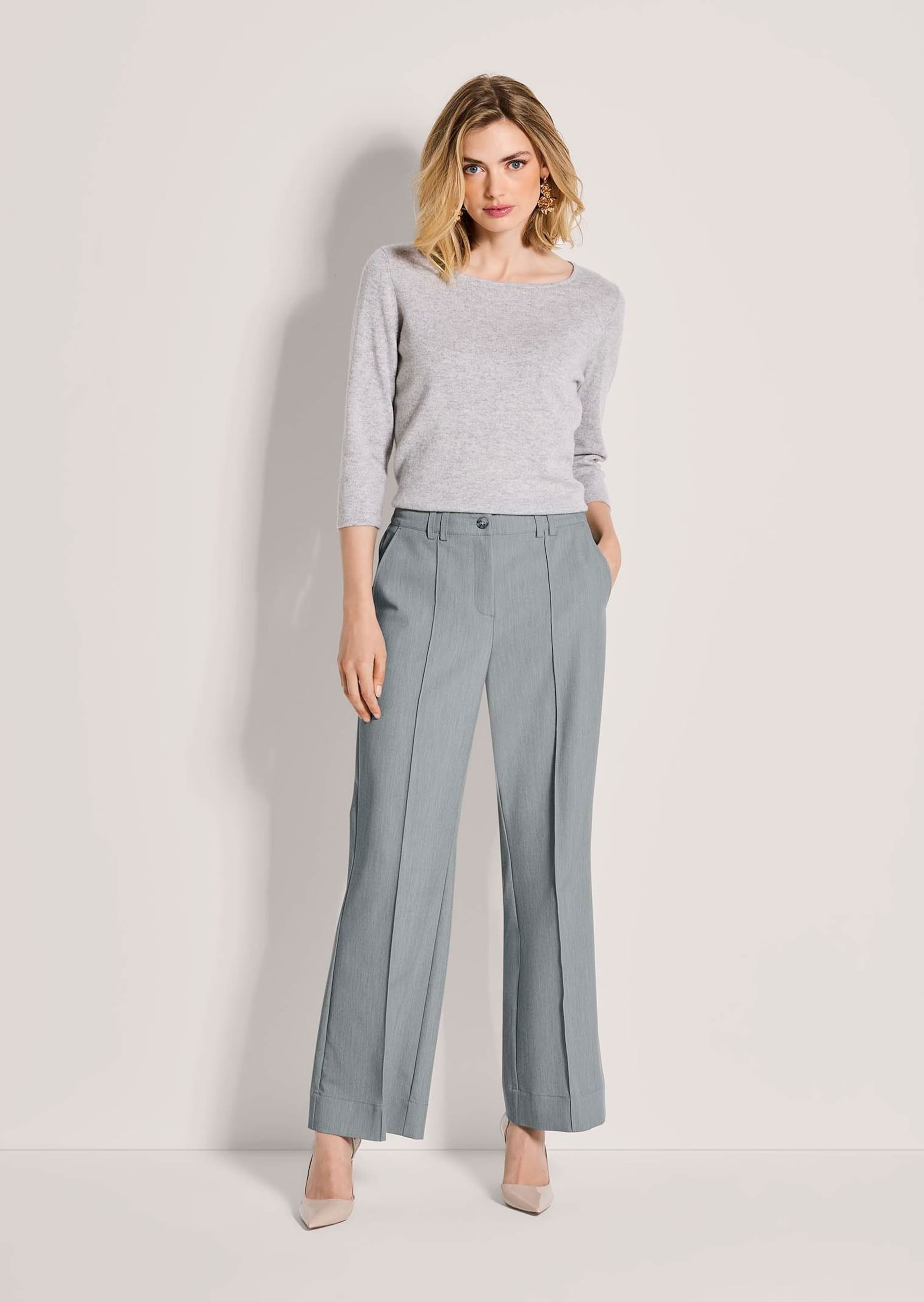 MADELEINE Stoffhose »Culotte Stoffhose mit Biesen«