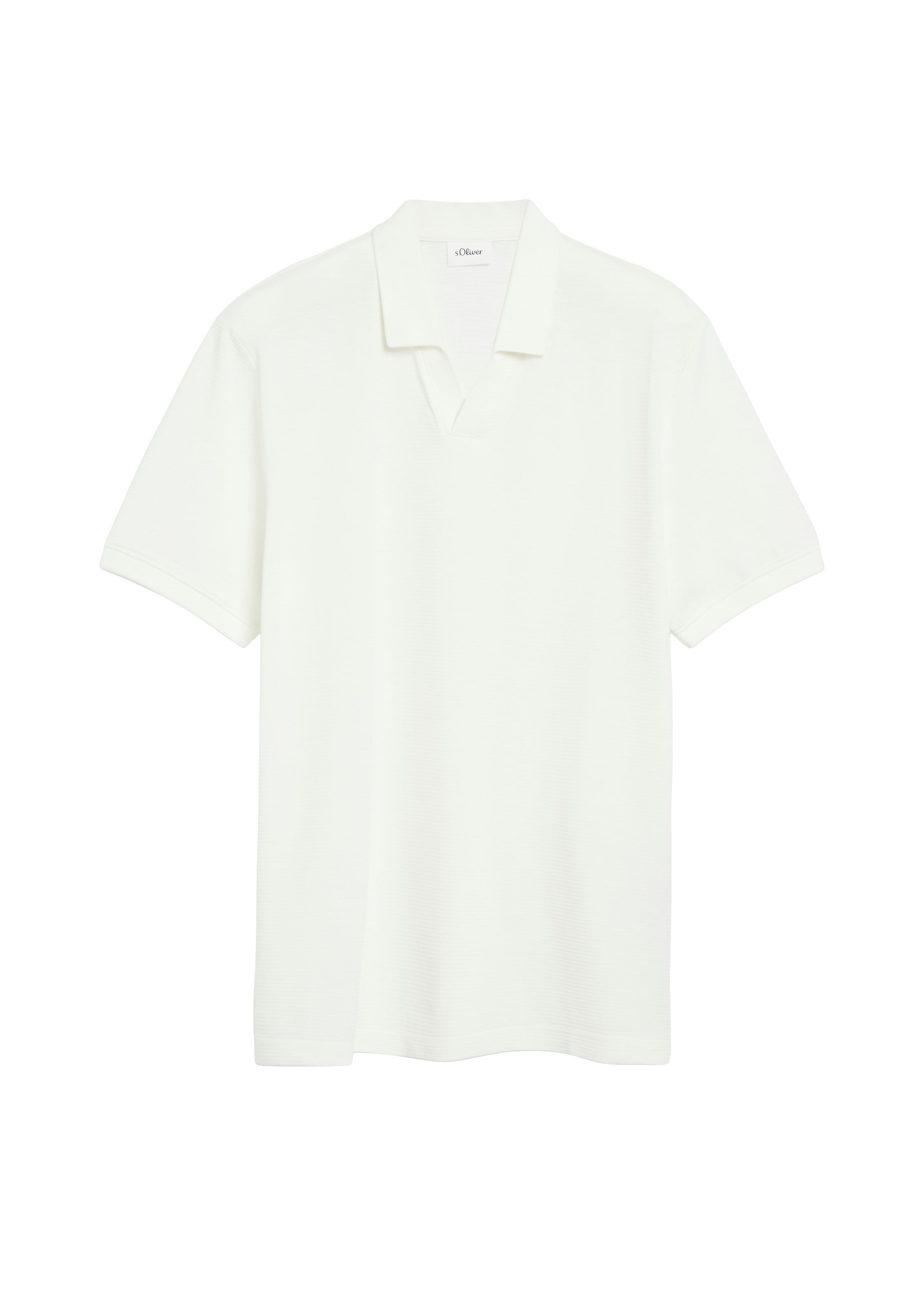 s.Oliver Poloshirt Sommer-Polo in Struktur-Optik