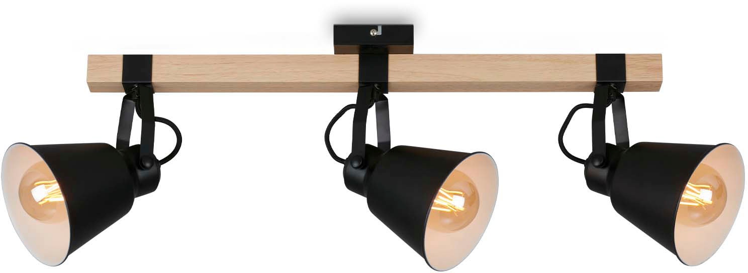 Briloner Leuchten Deckenspots »2406035 TALLE«, Leuchtmittel E27 | ohne Leuchtmittel, Deckenlampe, 68x14,5x24cm, Schwarz, max.40W, E27, Wohnzimmer, Flur
