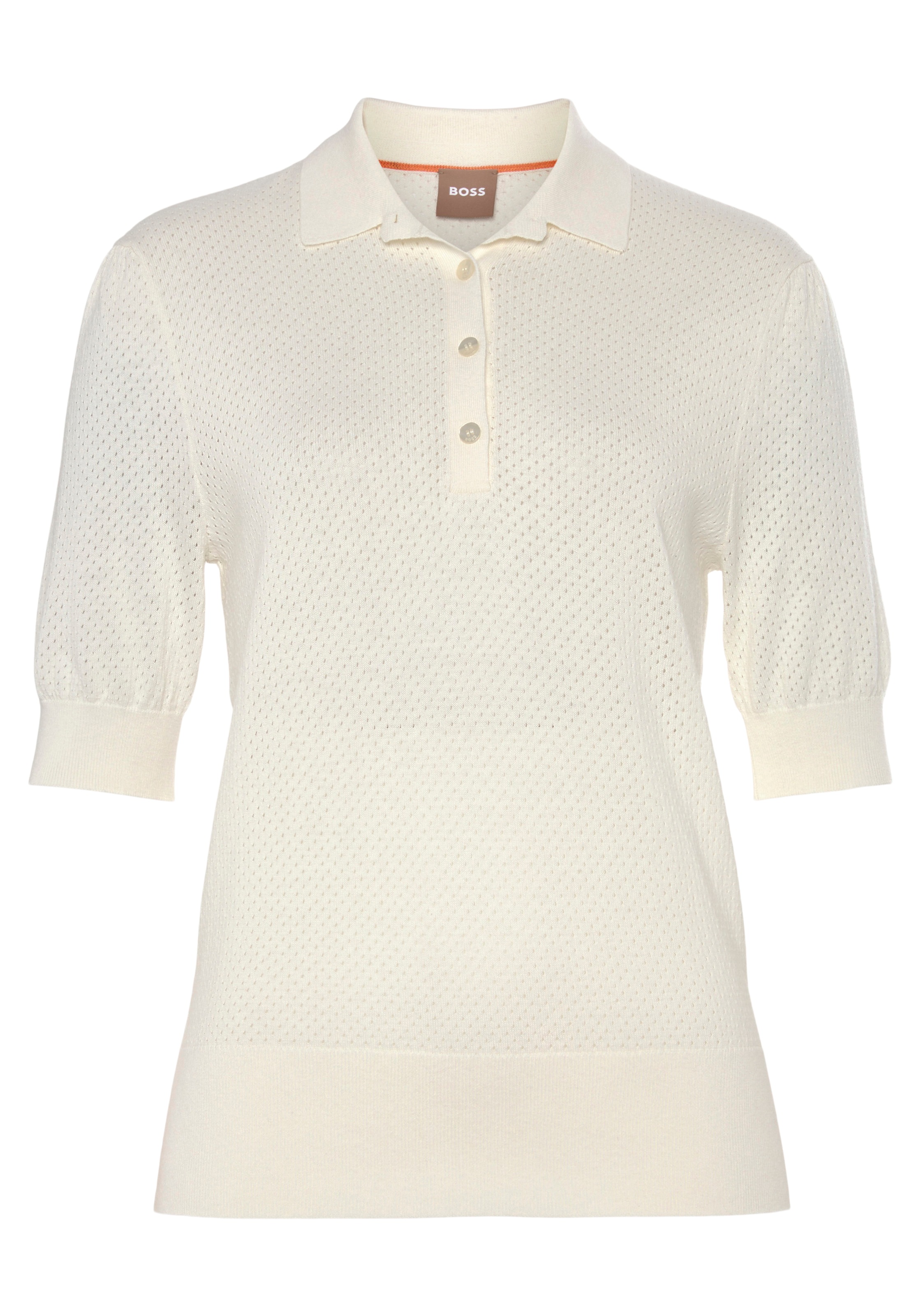 BOSS ORANGE Poloshirt mit Markenlabel