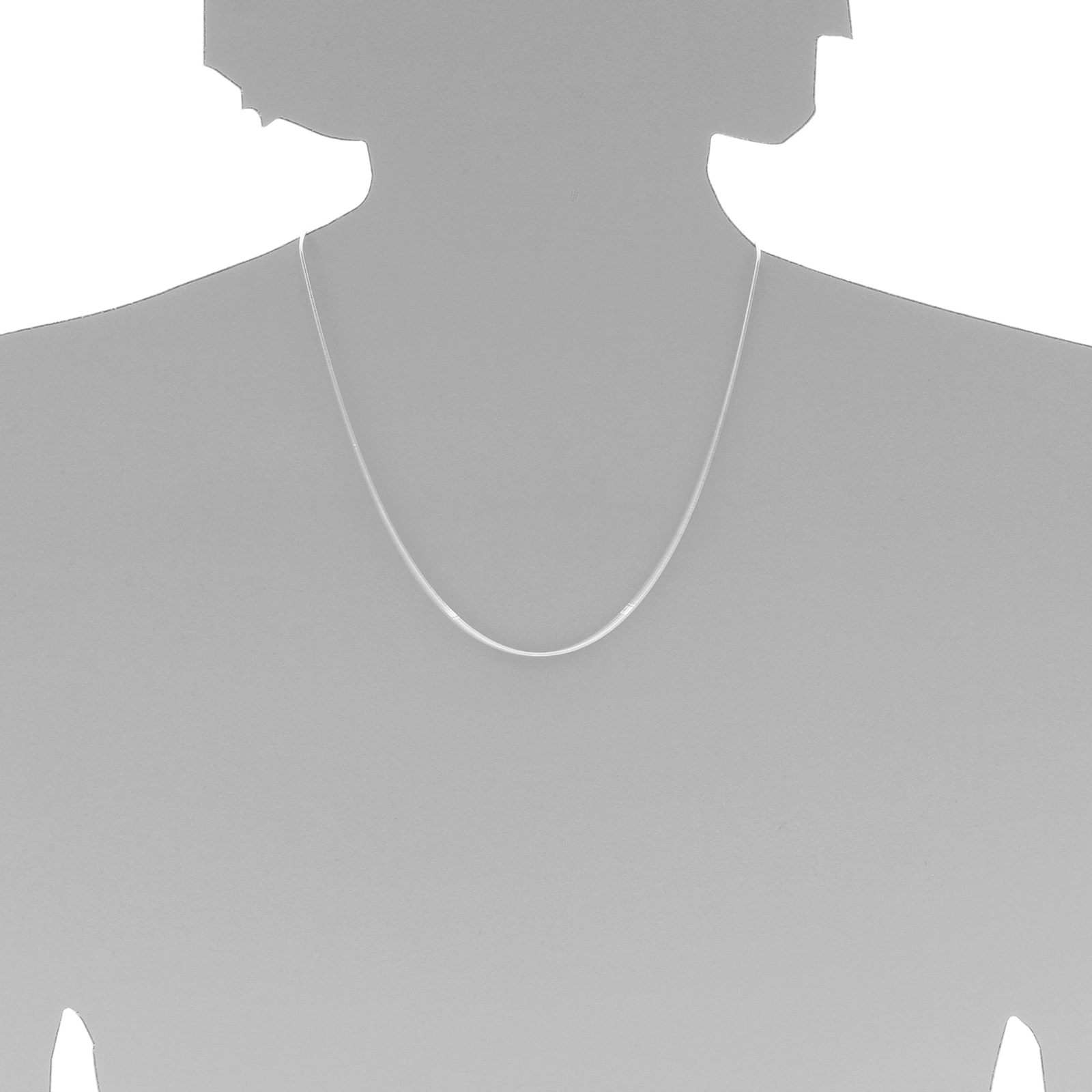 OSTSEE-SCHMUCK Silberkette »- Schlange 1,0 mm - Silber 925/000 -,«