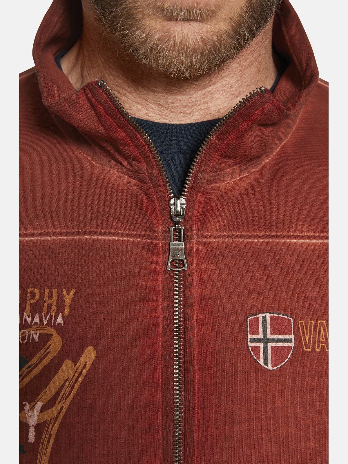 Jan Vanderstorm Sweatjacke »Sweatjacke SIVID«