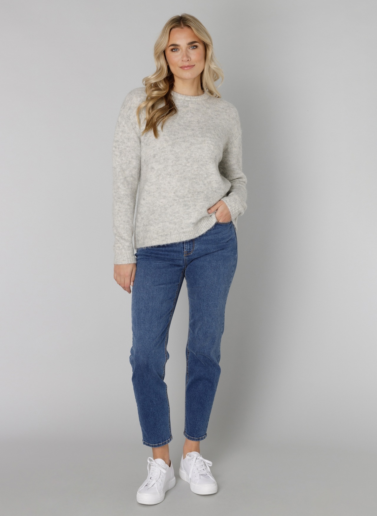 Base Level Strickpullover »Yana«, mit Wolle