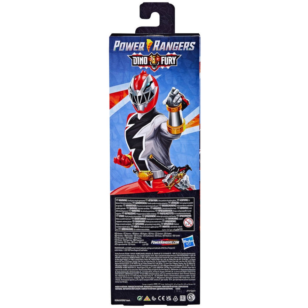 Hasbro Actionfigur »Power Rangers Dino Fury Roter Ranger, 30 cm«