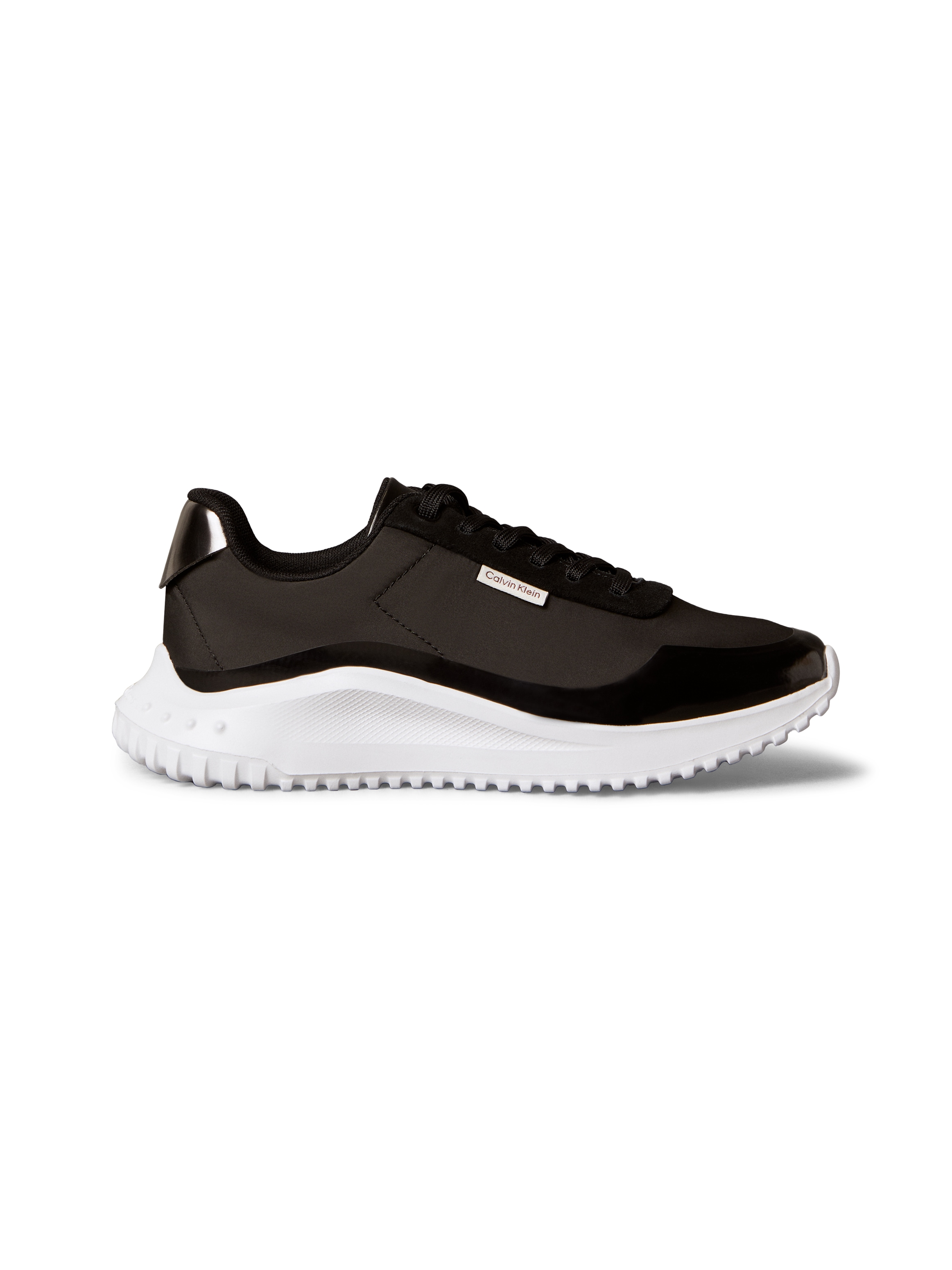 Calvin Klein Jeans Sneaker »EVA RUNNER LACE UP MAT MIX«  Halbschuh, Freizeitschuh, Schnürschuh mit leichter Profilsohle