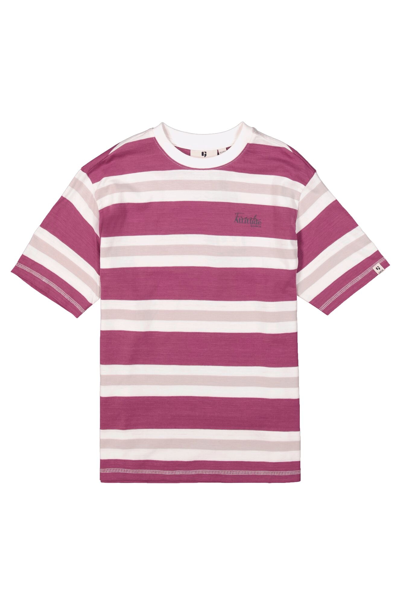 Garcia T-Shirt, mit Streifen Muster