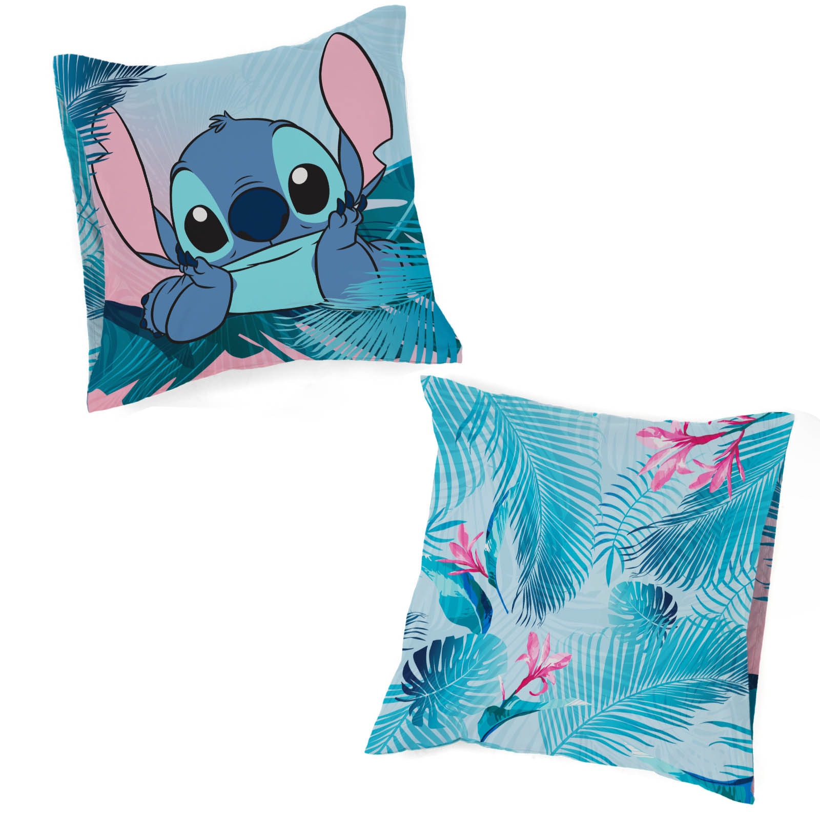 Disney Kinderbettwäsche »Disney Lilo & Stitch Bettbezug-Set 135x200 cm + Kissenbezug 80x80 cm« 2 tlg. 100 % Baumwolle, maschinenwaschbar, wendbar