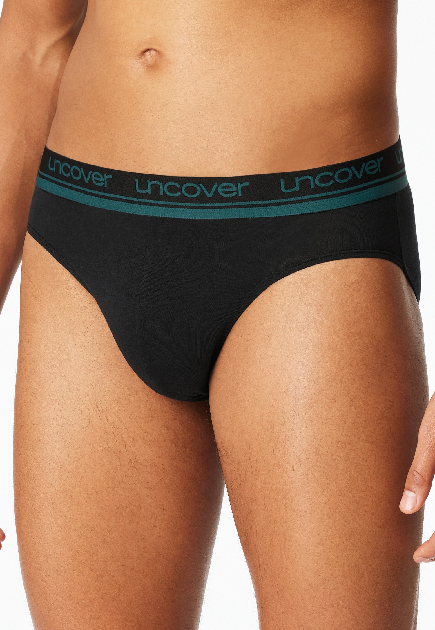 uncover by SCHIESSER Rioslip »Uncover Cotton« 3er Pack,  ohne Eingriff, elastisch, Single Jersey-Qualität, Logo-Bund