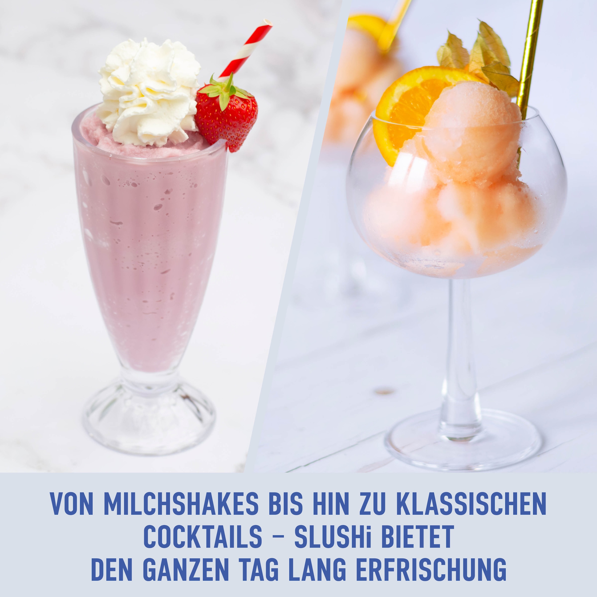 NINJA Slush-Eismaschine »SLUSHi Twist, 2-in-1 SLUSHi Maschine, Dual-SlushAssist-Technologie« 1,42 l 500 W 2 Behälter für gleichzeitige Zubereitung von zwei Geschmacksrichtungen