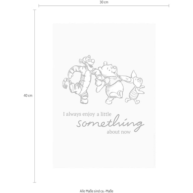 Komar Poster »Winnie Pooh Little Something«, Disney, (1 St.), Kinderzimmer,  Schlafzimmer, Wohnzimmer online kaufen | mit 3 Jahren XXL Garantie