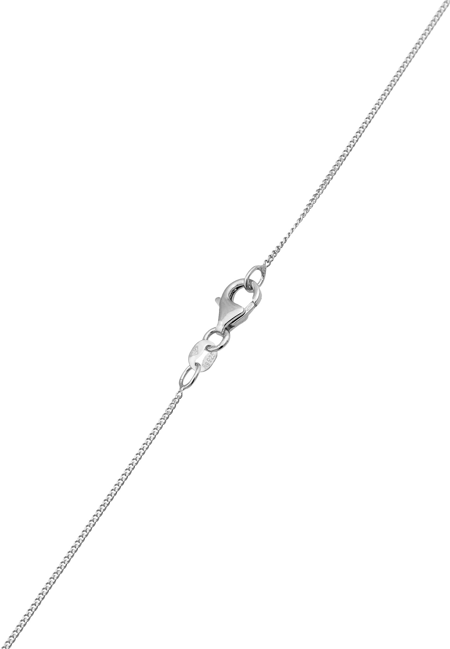 Elli Perlenkette »Halskette Feder Muschelkernperle Weiß 925 Sterling Silber«