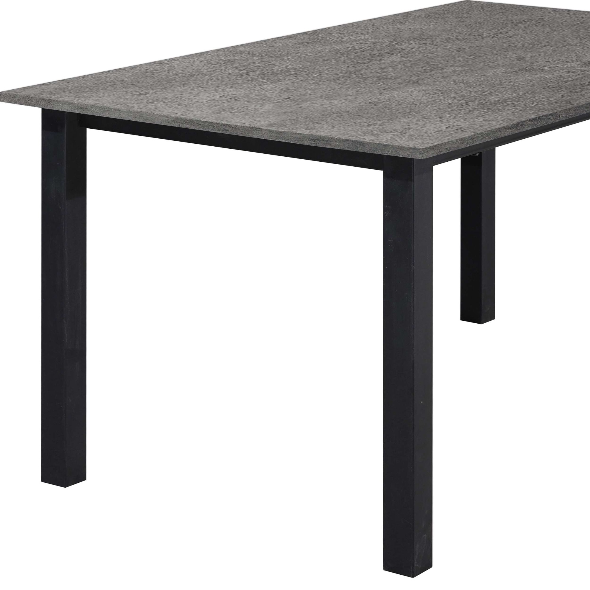 OTTO home Esstisch »Babetta« schwarzes pulverbeschichtetes Metallgestell, verschiedene Breiten