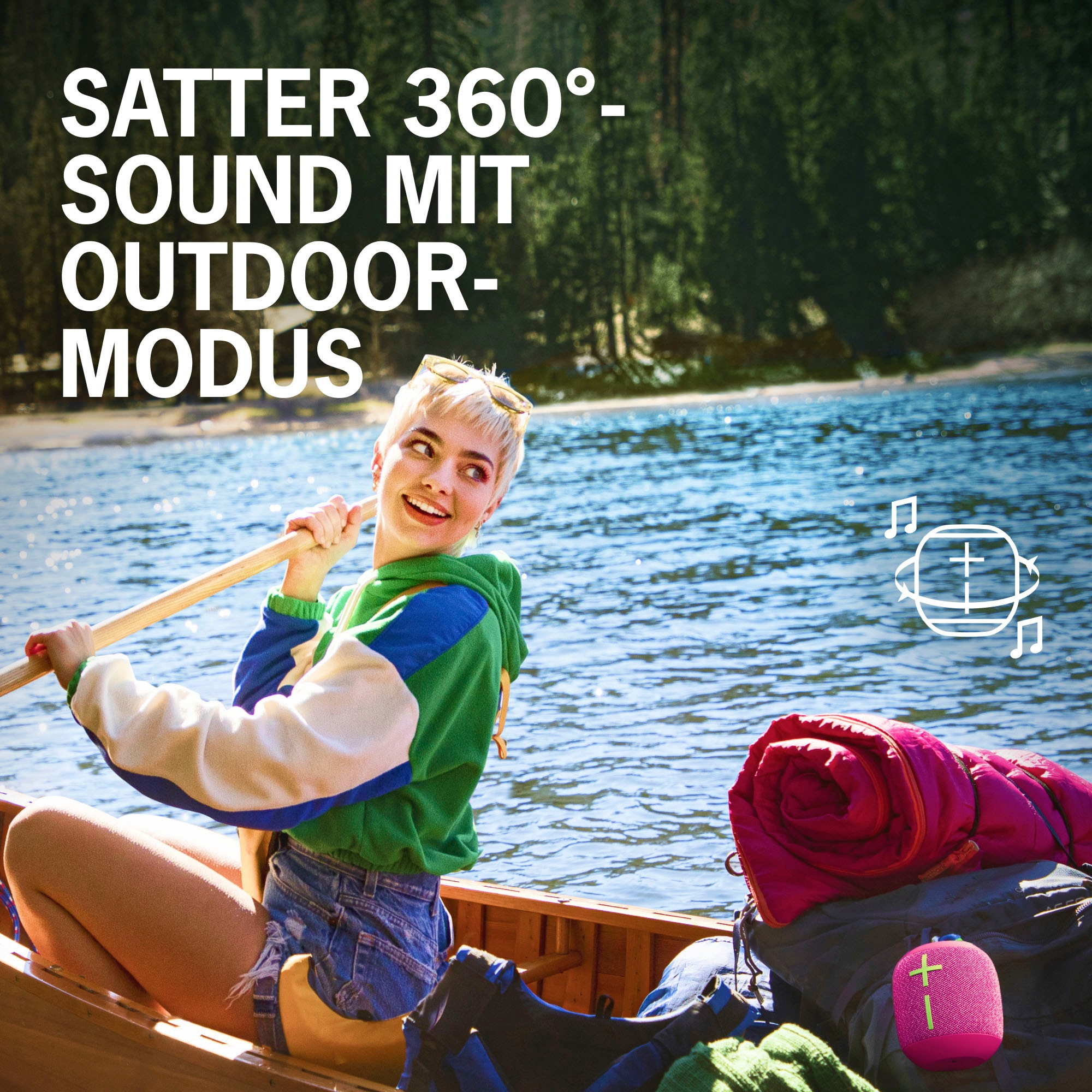 Ultimate Ears Bluetooth-Lautsprecher »WONDERBOOM 3 ULTIMATE EARS«, 360°-SOUND