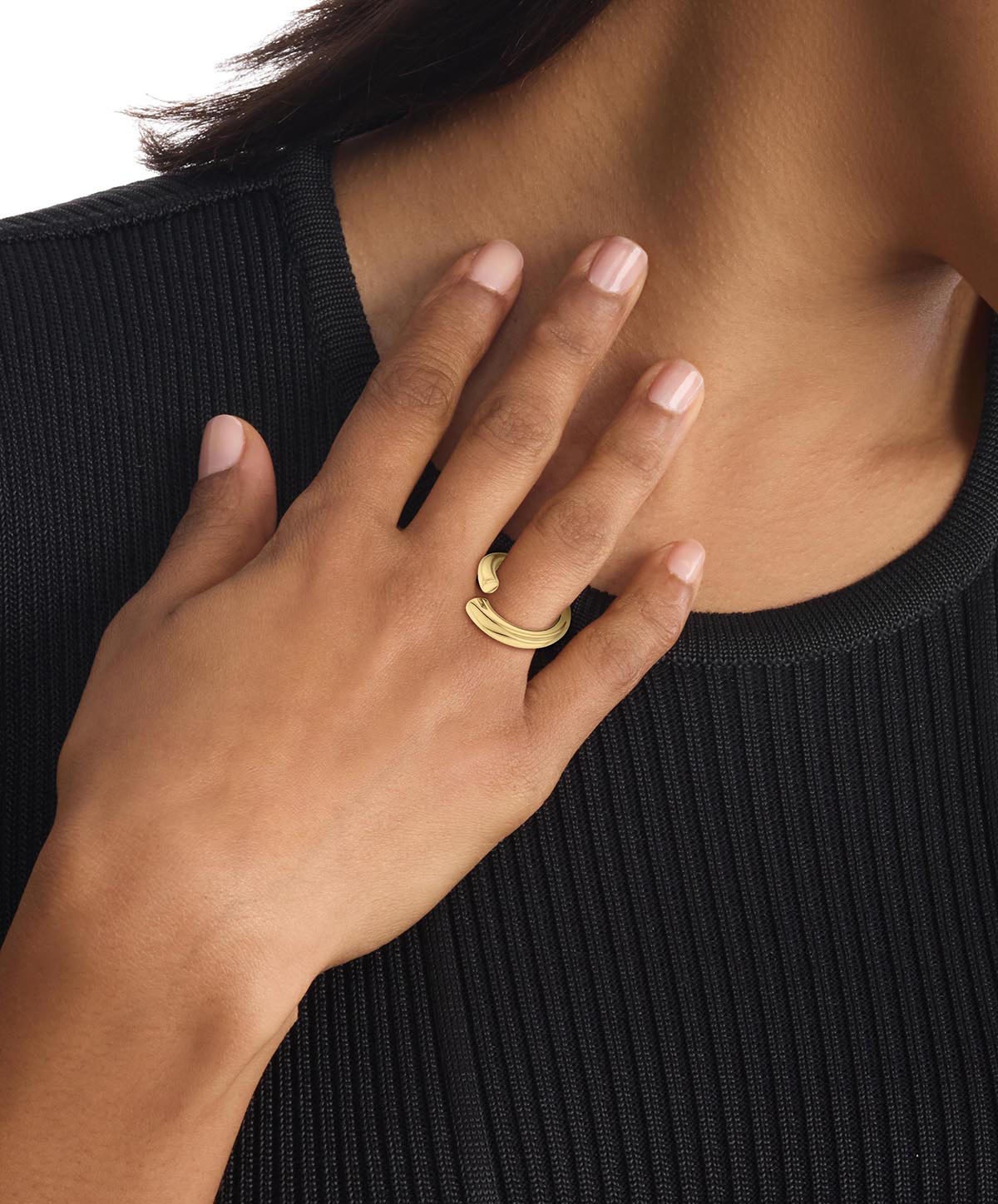 Calvin Klein Fingerring »CK SPIRAL, 35000766B,C,D,E, 35000767B,C,D,E«