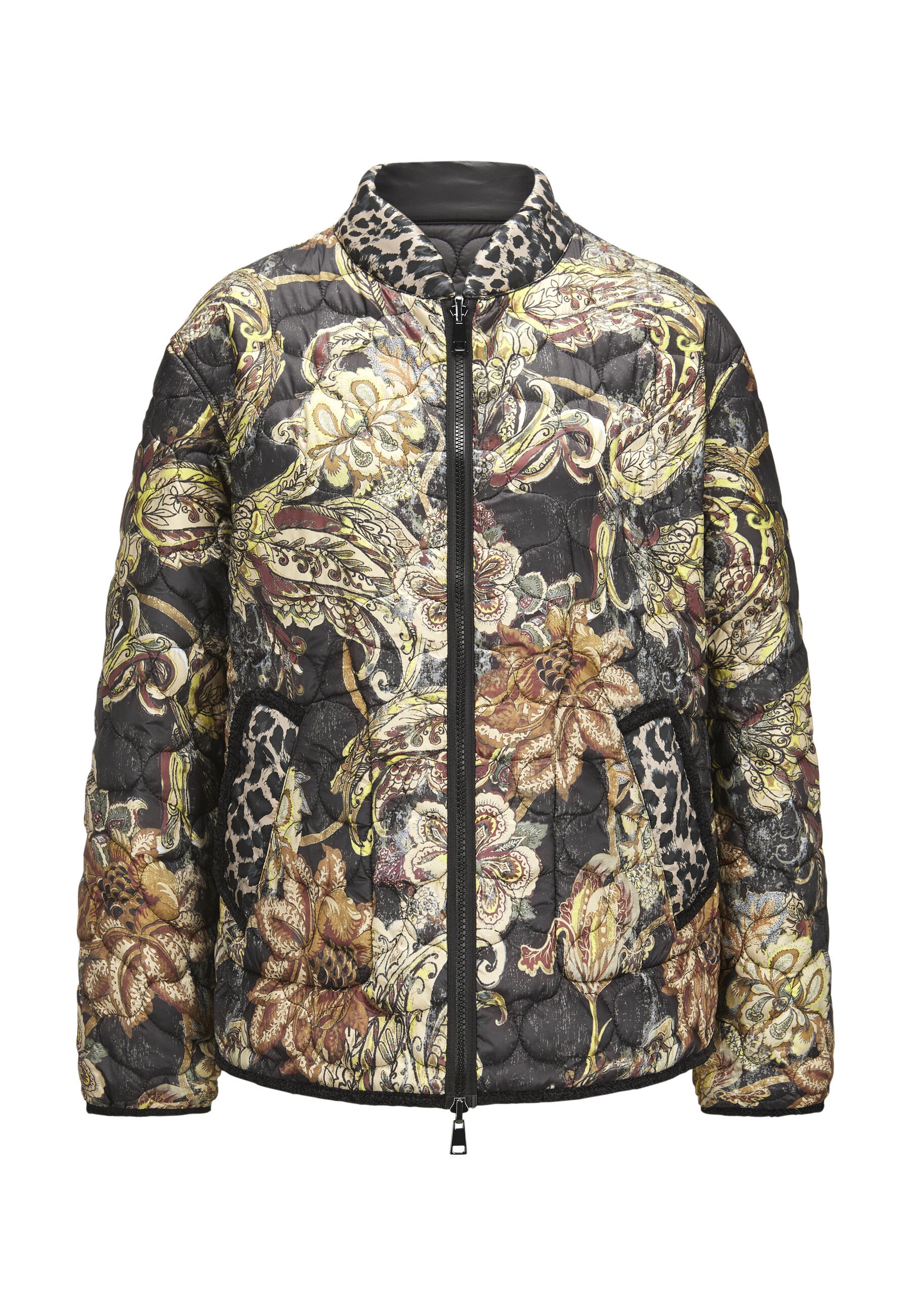 Milestone Steppjacke »MSMeadow solid« ohne Kapuze zum Wenden im Wellenstepp