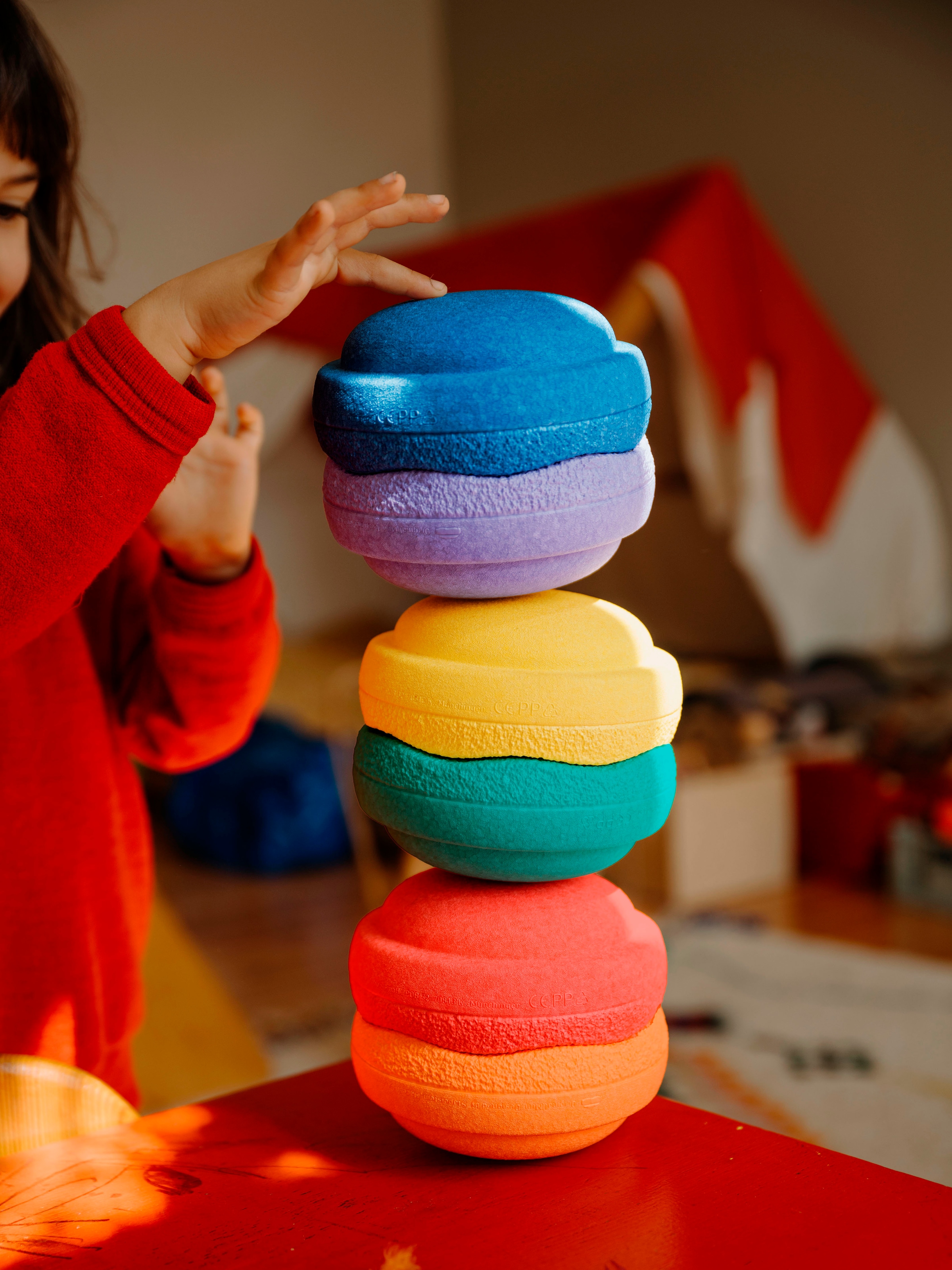 Stapelstein Balancetrainer »Stapelstein® Original Mini rainbow classic«