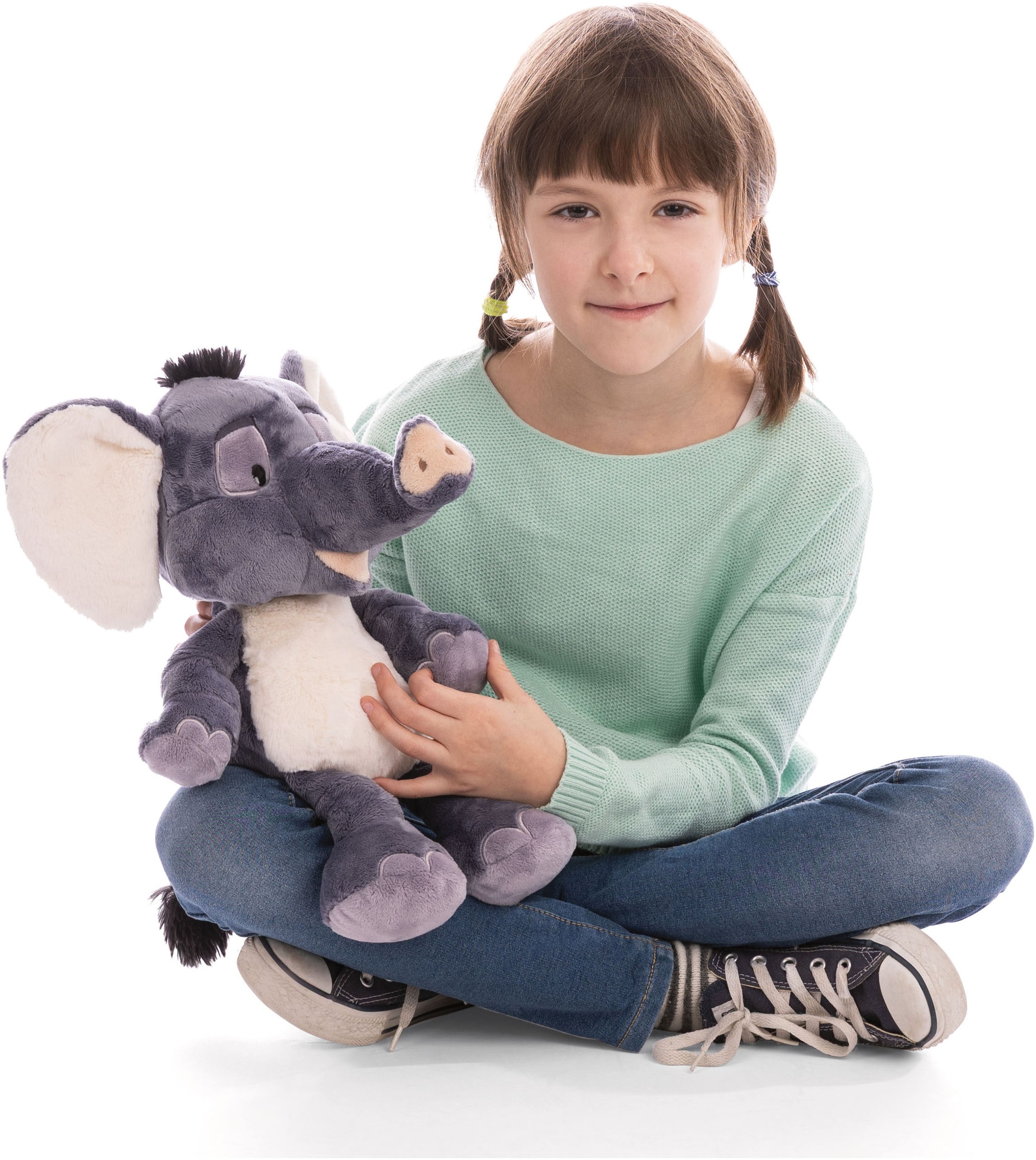 Nici Kuscheltier »Wild Friends, Elefant El-Flora, 35 cm schlenkernd«