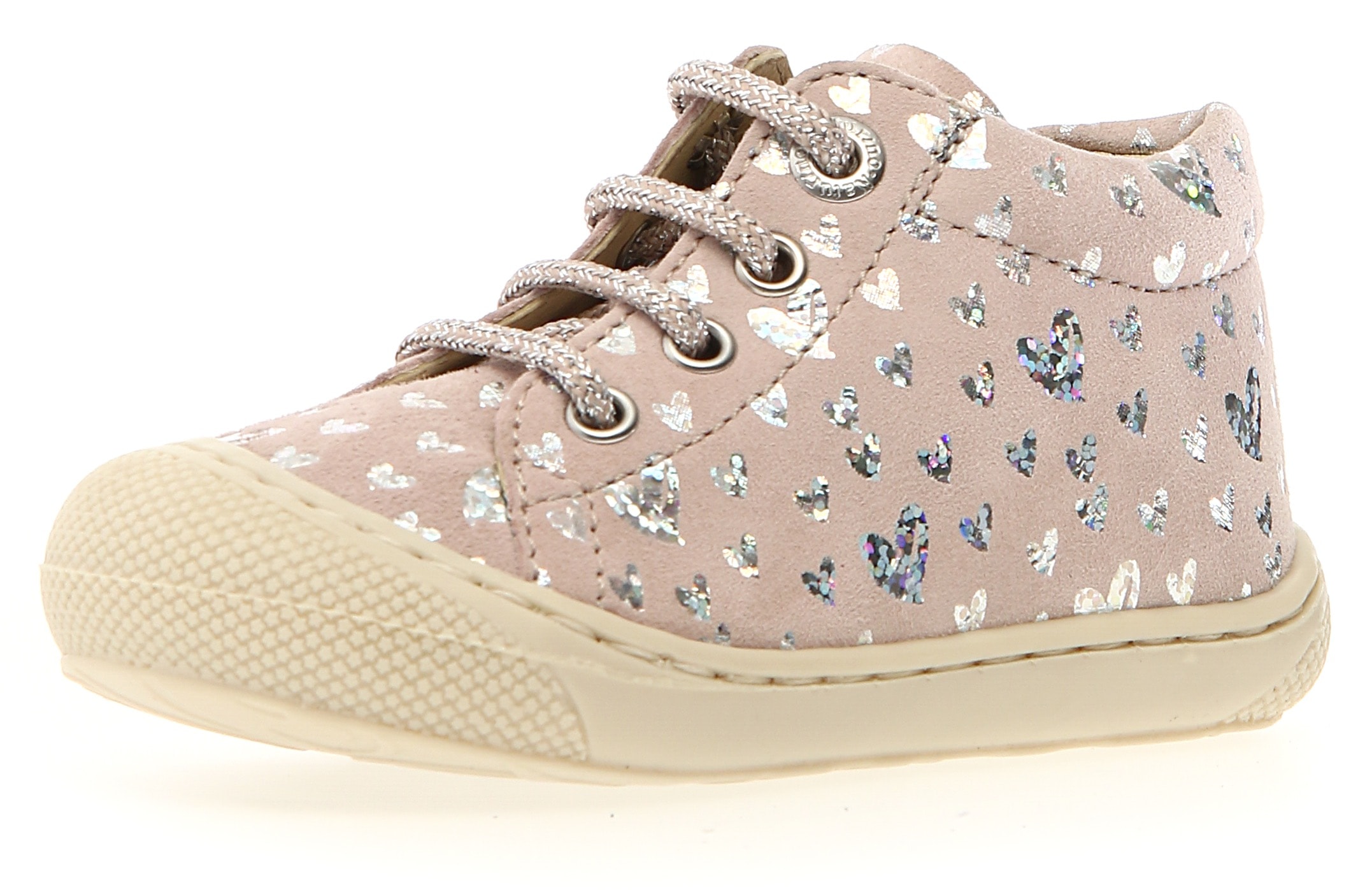 Naturino Lauflernschuh »COCOON LOVELY«, Glitzerschuh, Lauflernschuh, Babyschuh im Metallic Look