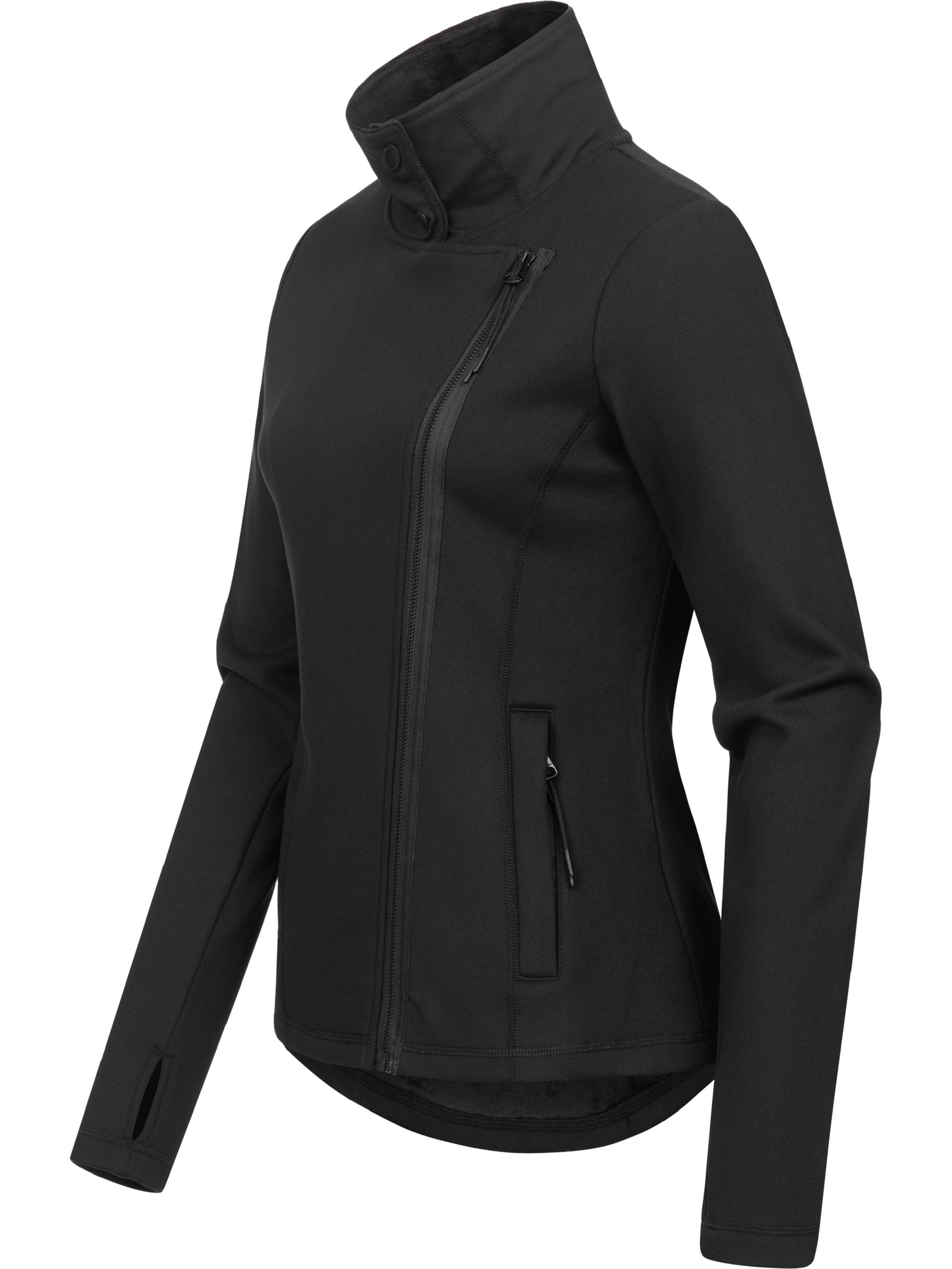 Ragwear Sweatjacke »Sweatjacke Saskie«, Modische Damen Kapuzenjacke mit kuschlig weichem Innenfutter
