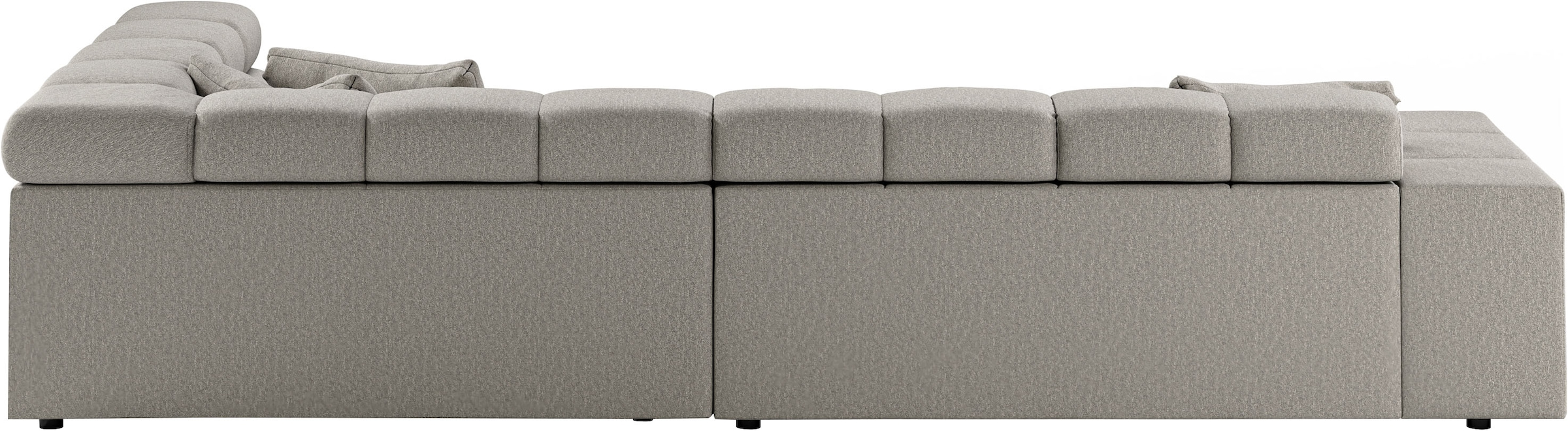 INOSIGN Ecksofa »Ancona incl. Kopfteilverstellung, OTTOs Choice, Breite 319cm, L-Form«, wahlweise motorische Sitztiefenverstellung, auch in Cord + Easy Care