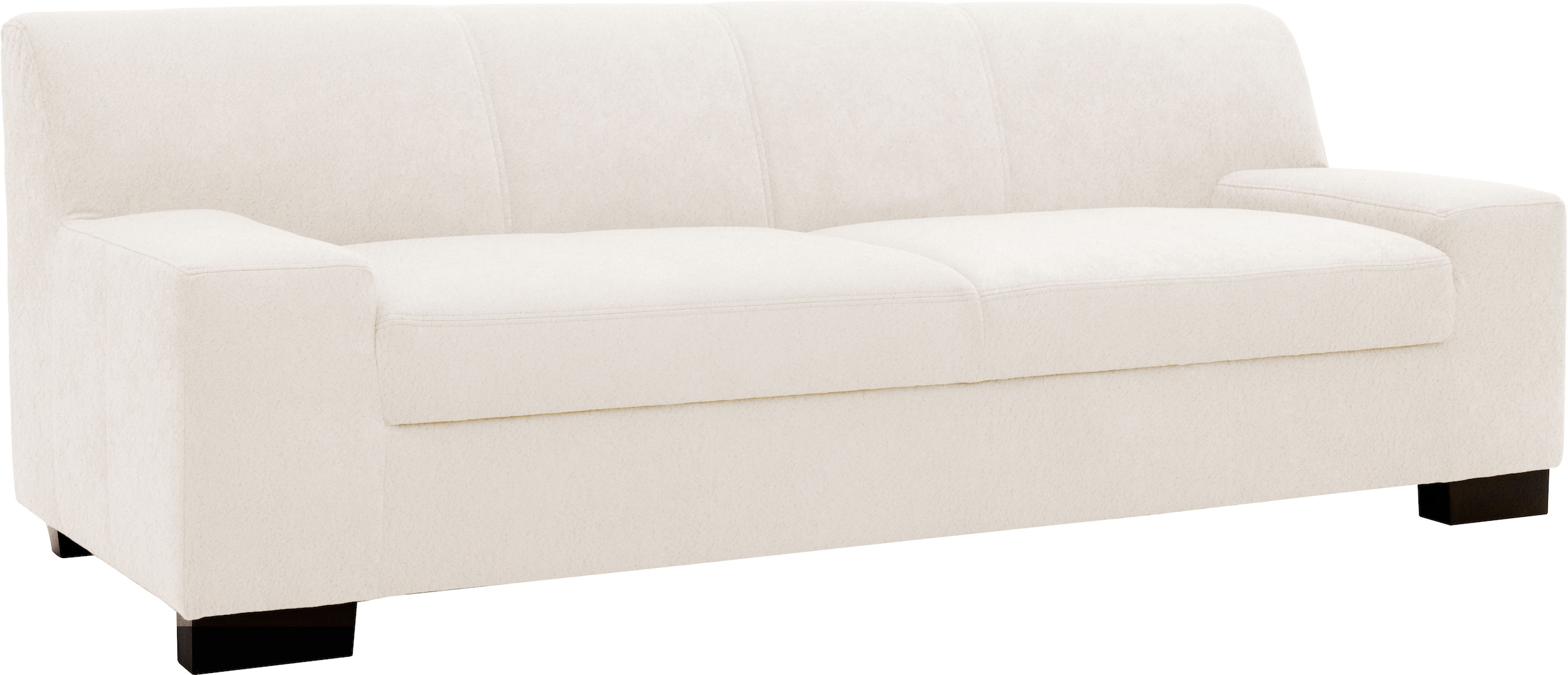 OTTO home 3-Sitzer »Faxe 212 x 85 cm, auch mit Schlaffunktion« aus pflegeleichtem, weichem Bezugsstoff