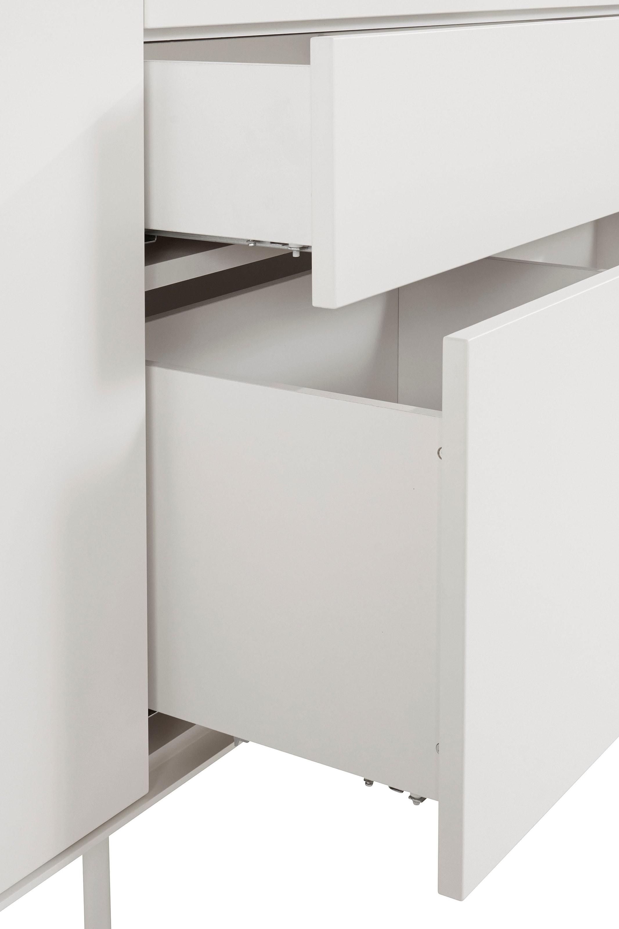 LeGer Home by Lena Gercke Sideboard »Essentials«, (2 St.), Breite: 279cm, MDF lackiert, Push-to-open-Funktion