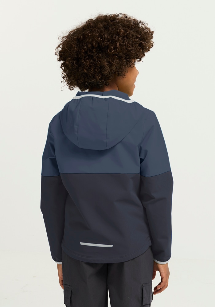 Jack Wolfskin Softshelljacke »SANDBIRD HOODED JKT K« mit Kapuze Winddicht, atmungsaktiv, Übergangsjacke