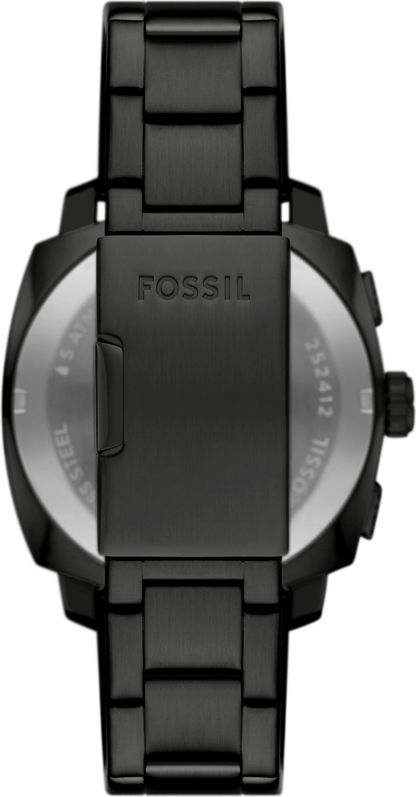 Fossil Chronograph »MACHINE (NEW GENERATION)«, Quarzuhr, Armbanduhr, Herrenuhr, Edelstahlarmband, analog