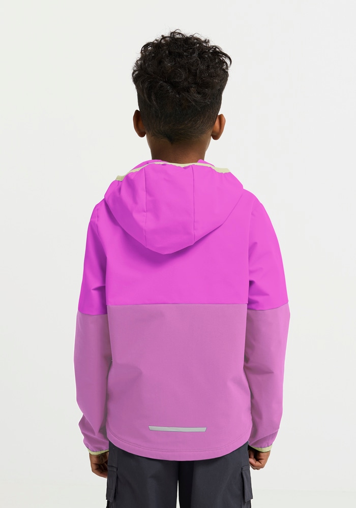 Jack Wolfskin Softshelljacke »SANDBIRD HOODED JKT K« mit Kapuze Winddicht, atmungsaktiv, Übergangsjacke