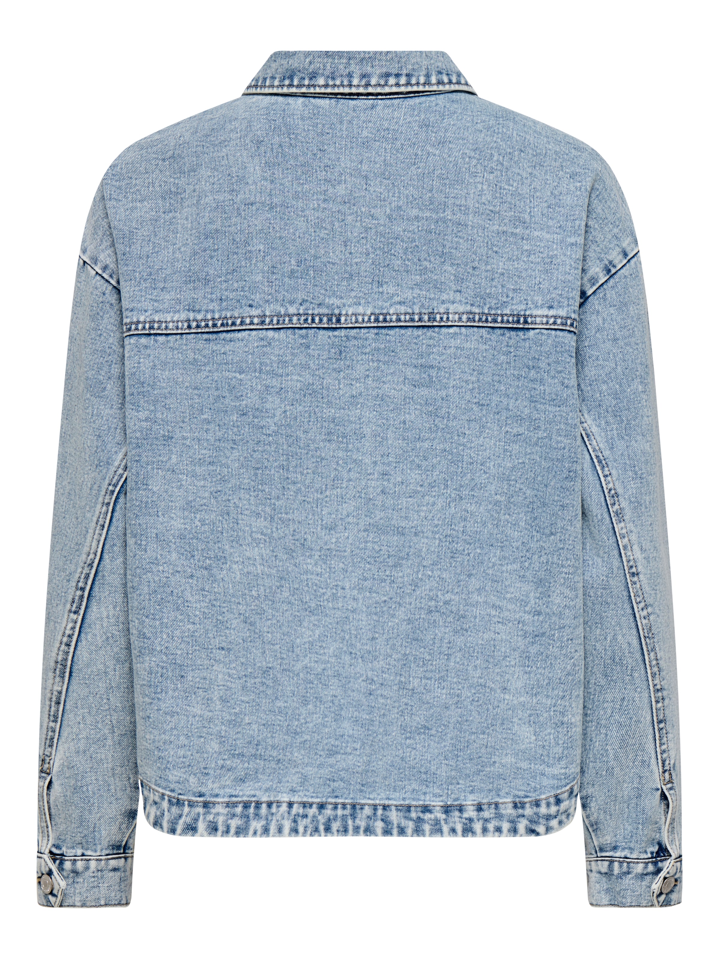 ONLY Jeansjacke »ONLLARA LS DNM SHACKET GUA NOOS« Baumwollmischung