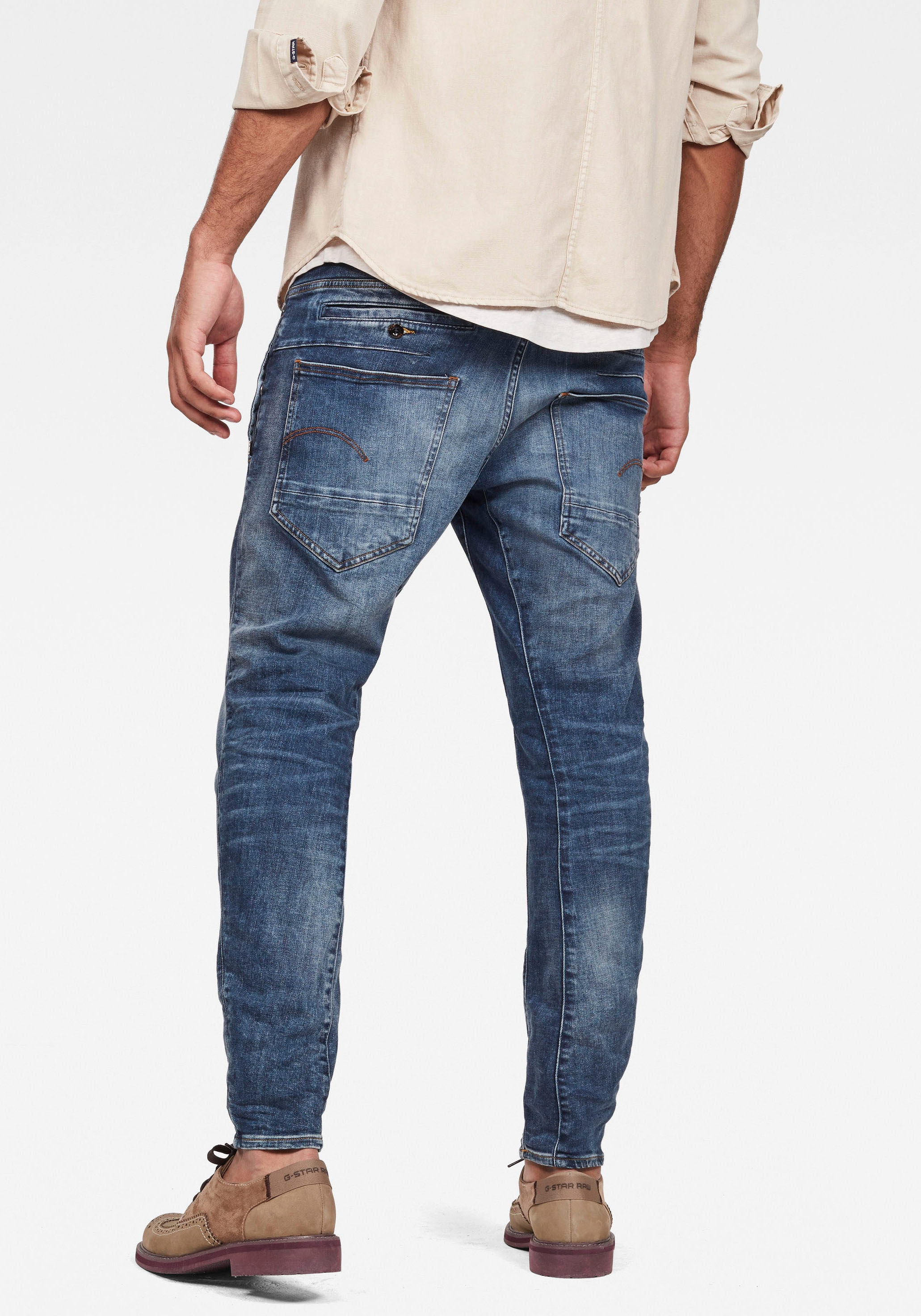 G-Star RAW Slim-fit-Jeans »3301 Slim«, mit toller Waschung und Elasthan