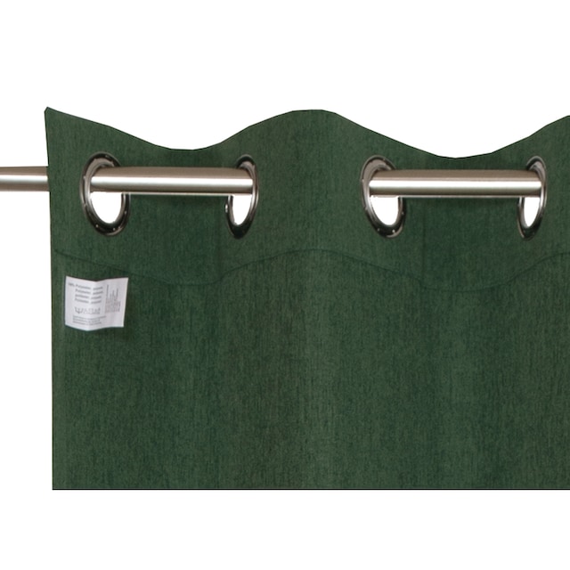 Esprit Vorhang »Harp«, (1 St.), Webgardine blickdicht mit Ösen, fertig  konfektioniert