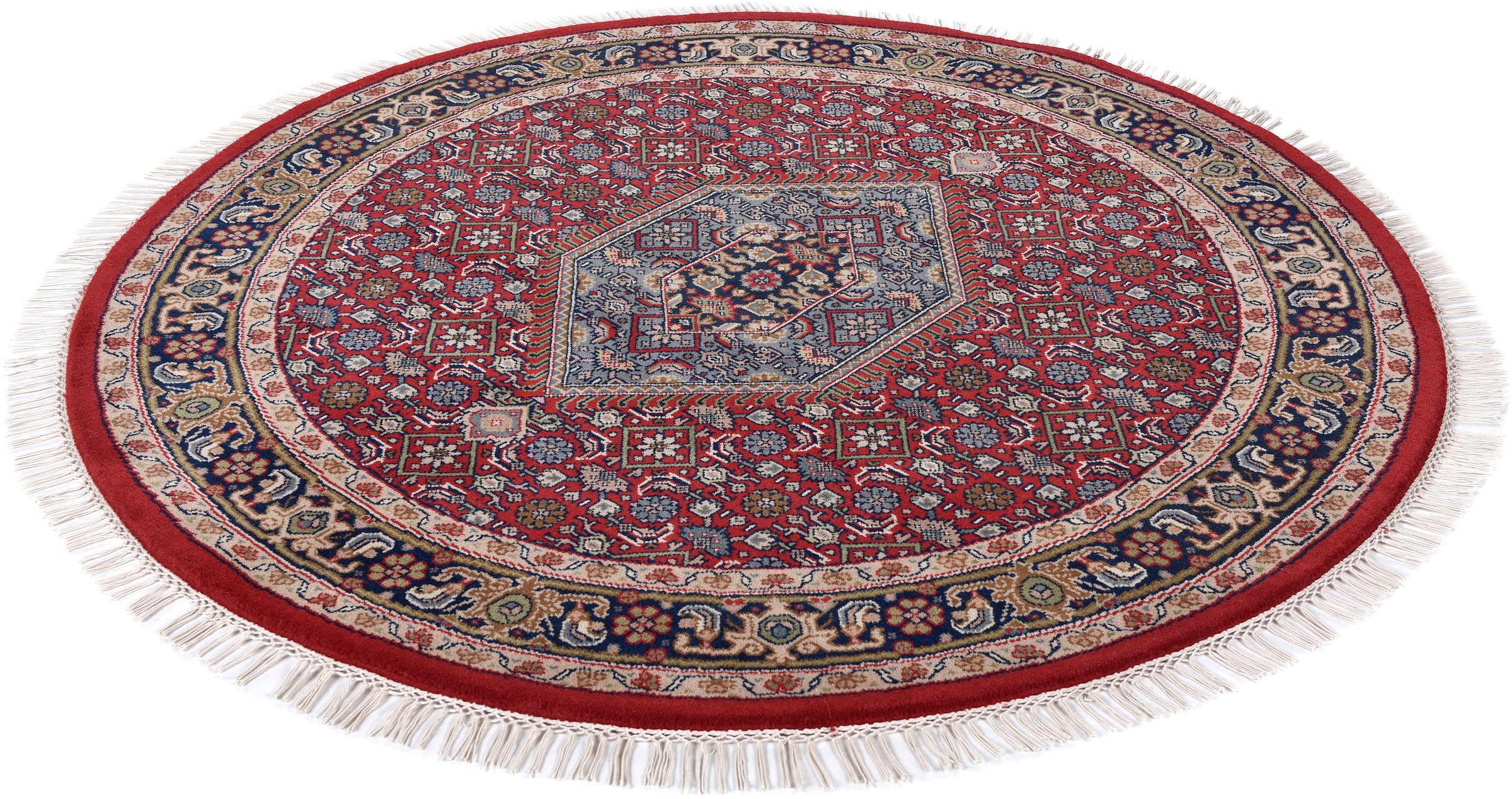 THEKO Orientteppich »Benares Bidjar«, rund, 12 mm Höhe, reine Wolle, handgeknüpft, mit... kaufen