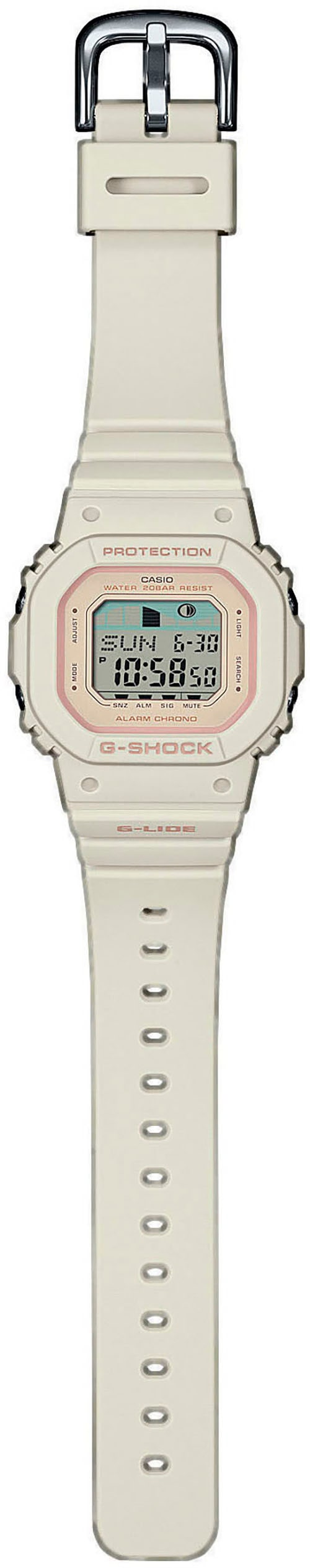 CASIO G-SHOCK Chronograph »GLX-S5600-7ER«, Quarzuhr, Armbanduhr, Damen, Herren, digital, bis 20 bar wasserdicht