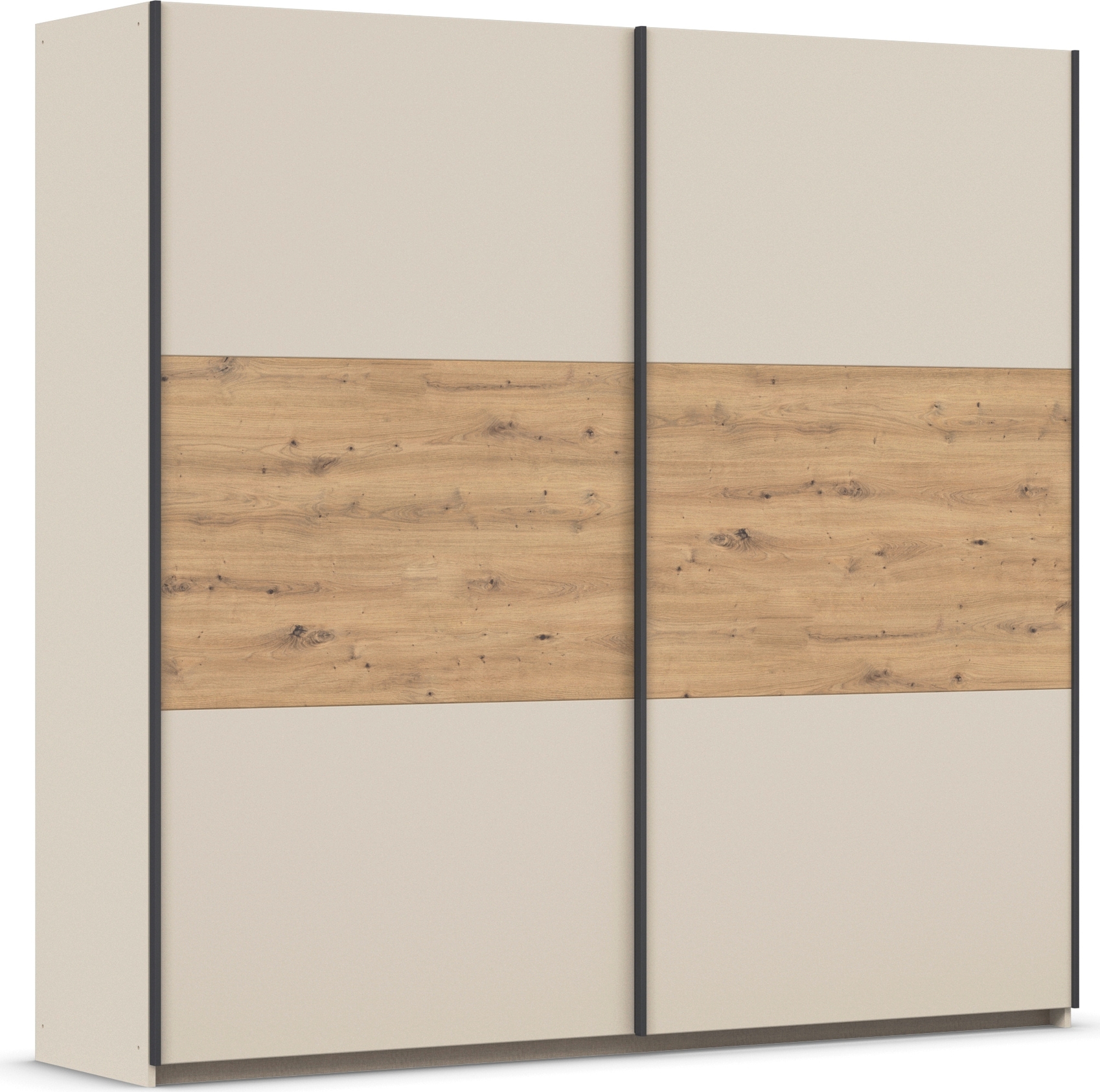 rauch Schwebetürenschrank »Kleiderschrank Schrank Garderobe Garderobenschrank Wäscheschrank NEO«, (in 3 verschiedenen Ausstattungen BASIC/CLASSIC/PREMIUM), mit großzügigem Stauraum und vielfältigen Farbkombinationen