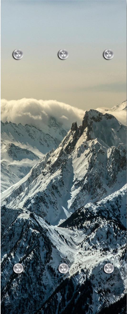 Garderobenleiste »Berge«, mit 6 Haken, 50 x 120 cm