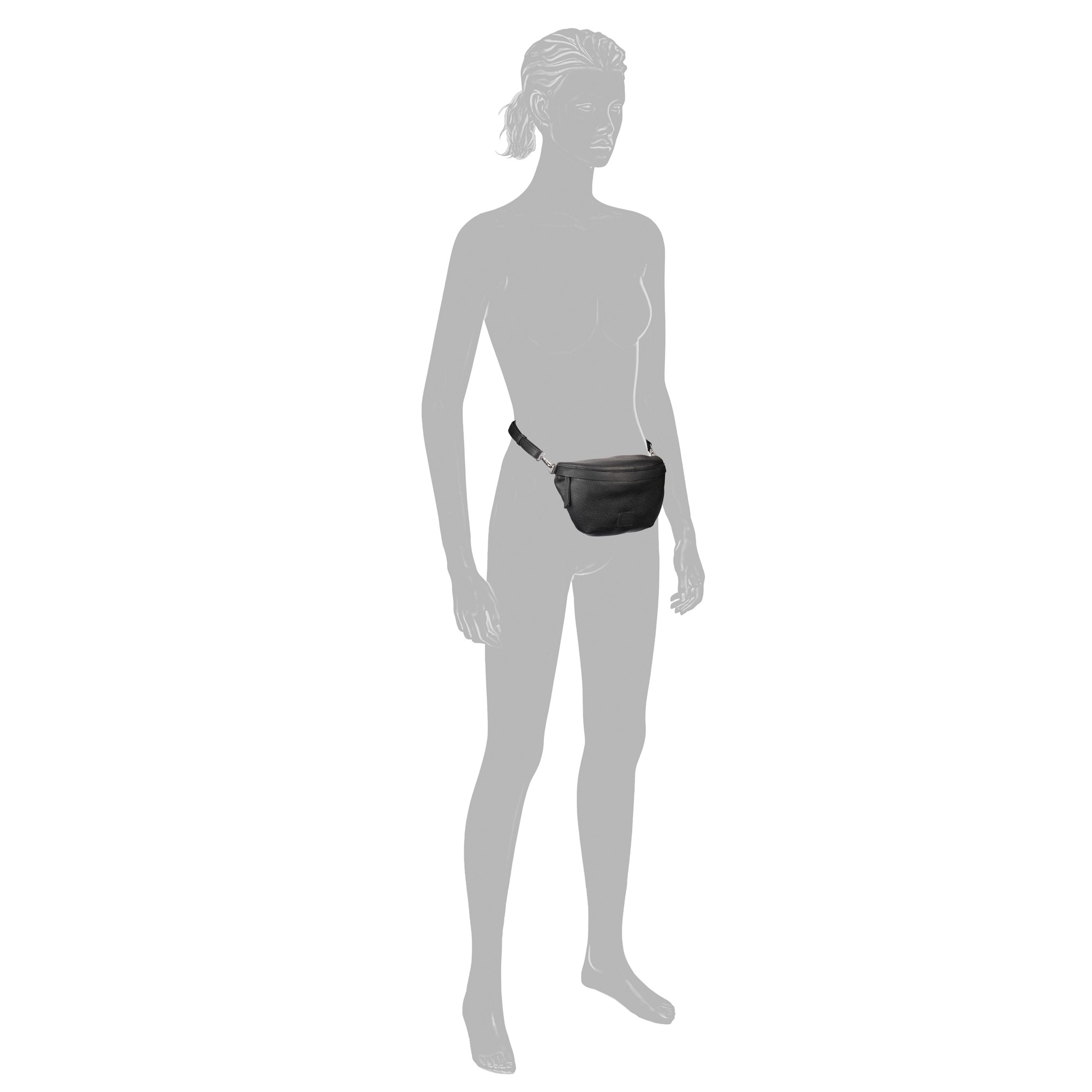 Gabor Bauchtasche »Elfie« aus fein genarbtem, glattem Kunstleder und mit einem Logo Rubber Patch