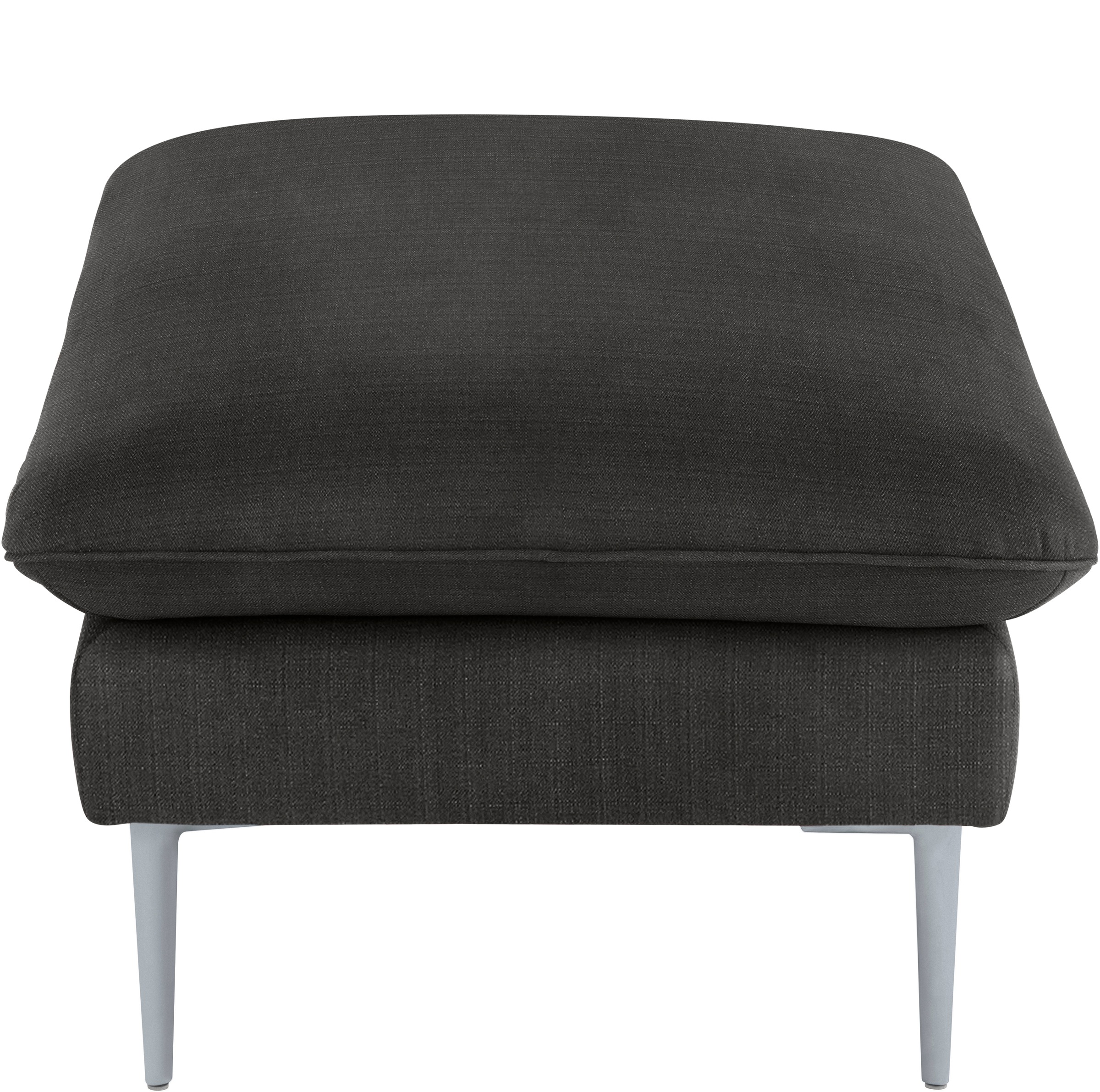W.SCHILLIG Hocker »enjoy&MORE«, Füße silber matt, Breite 106 cm
