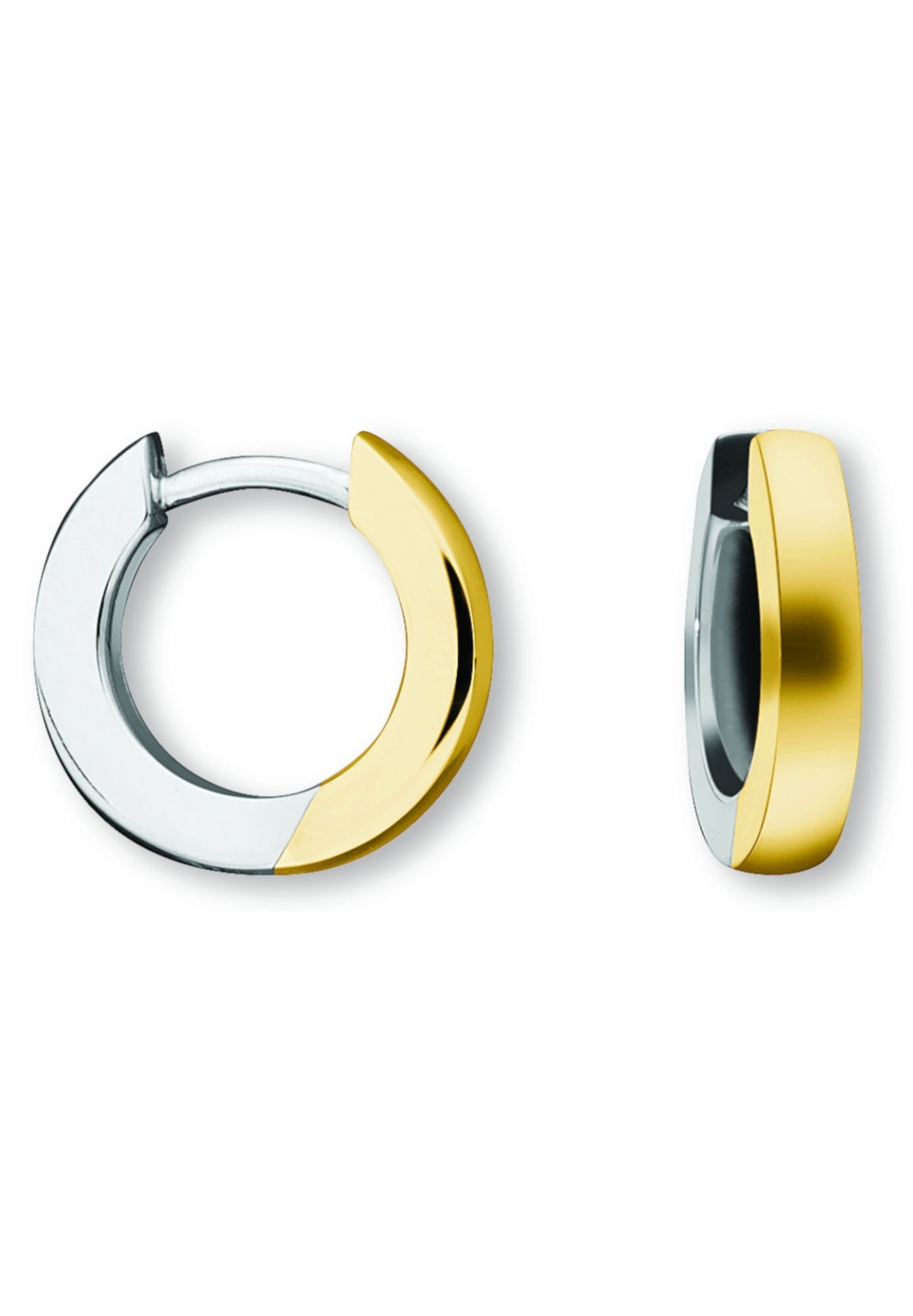 ONE ELEMENT Paar Creolen »Ohrringe  Creolen aus 333 Gelbgold Ø 12,0 x 2,0 mm«