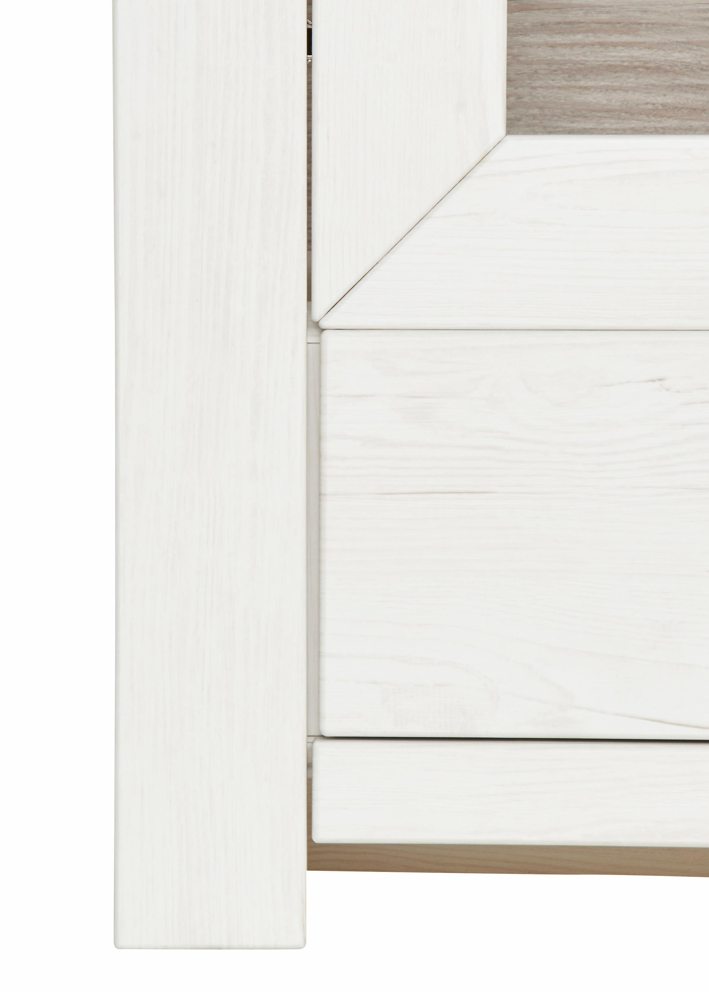 set one by Musterring Highboard »York« Typ 56, mit Glastüren, Beleuchtung optional, B 184 cm