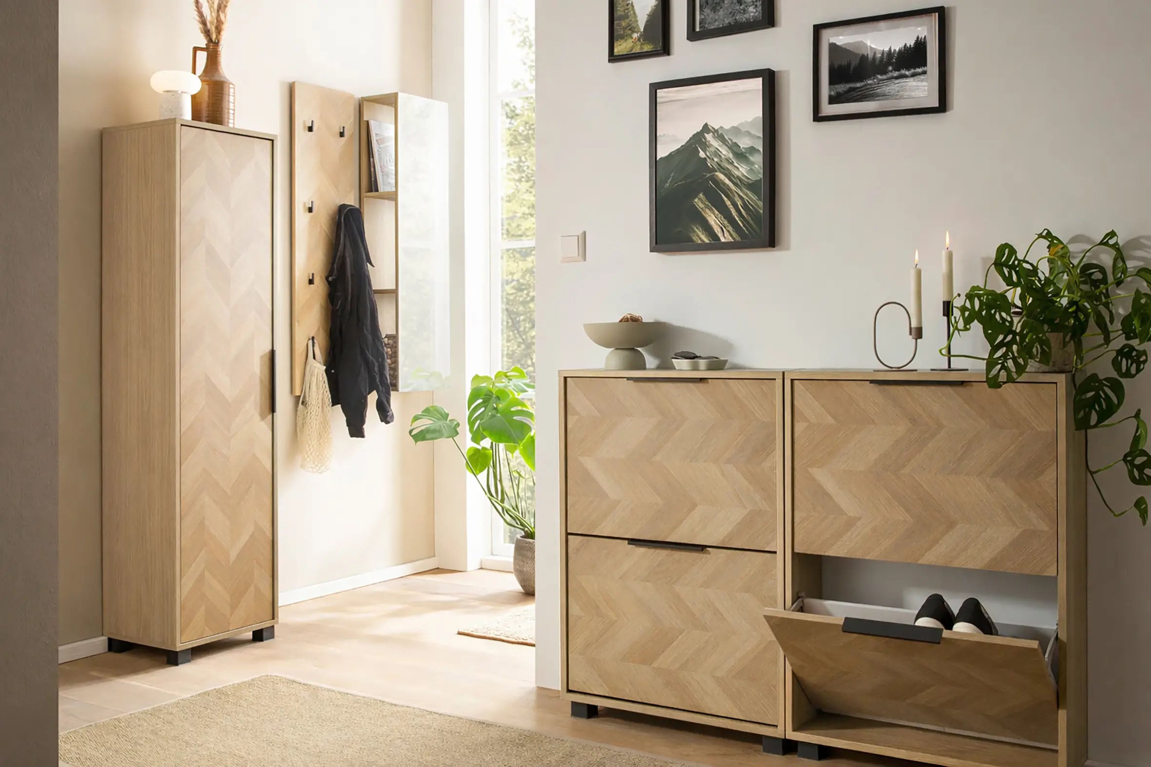 Schildmeyer Garderobenpaneel »Piazza, Breite 30 cm« 1 Stk. tlg. Made in Germany