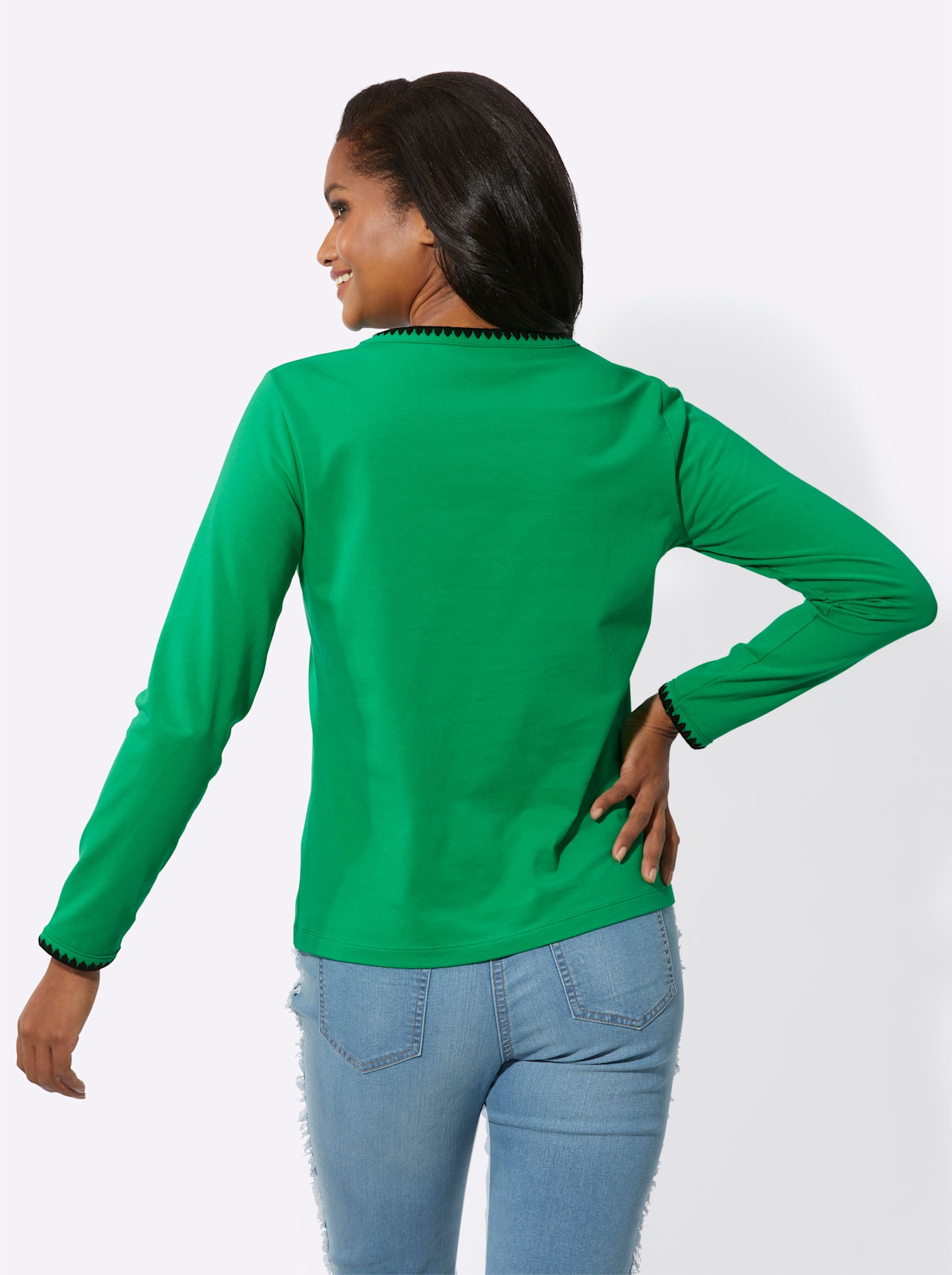 Inspirationen Langarmshirt »Langarm-Shirt«, (1 tlg.)