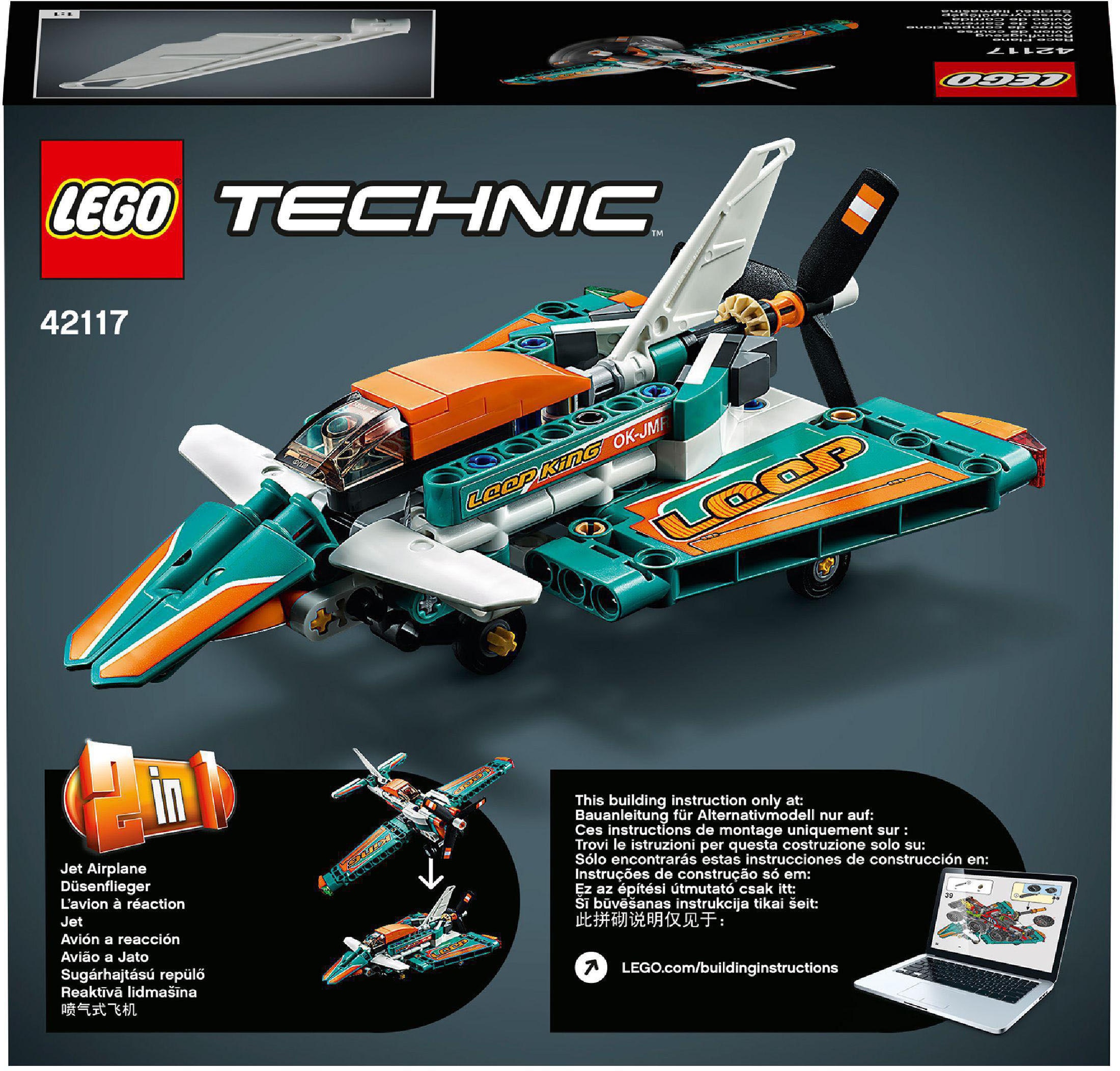 LEGO® Konstruktionsspielsteine »Rennflugzeug (42117), LEGO® Technic«, (154 St.)