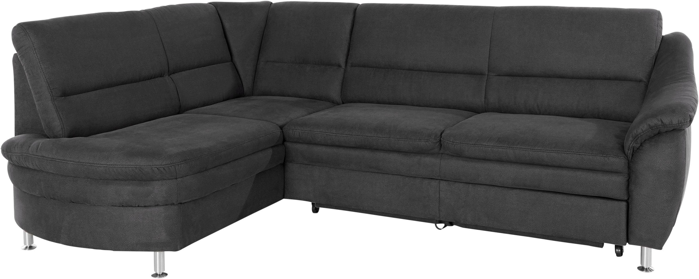 Places of Style Ecksofa »Cardoso L-Form«, Federkern, wahlweise mit Bett, Schubkasten