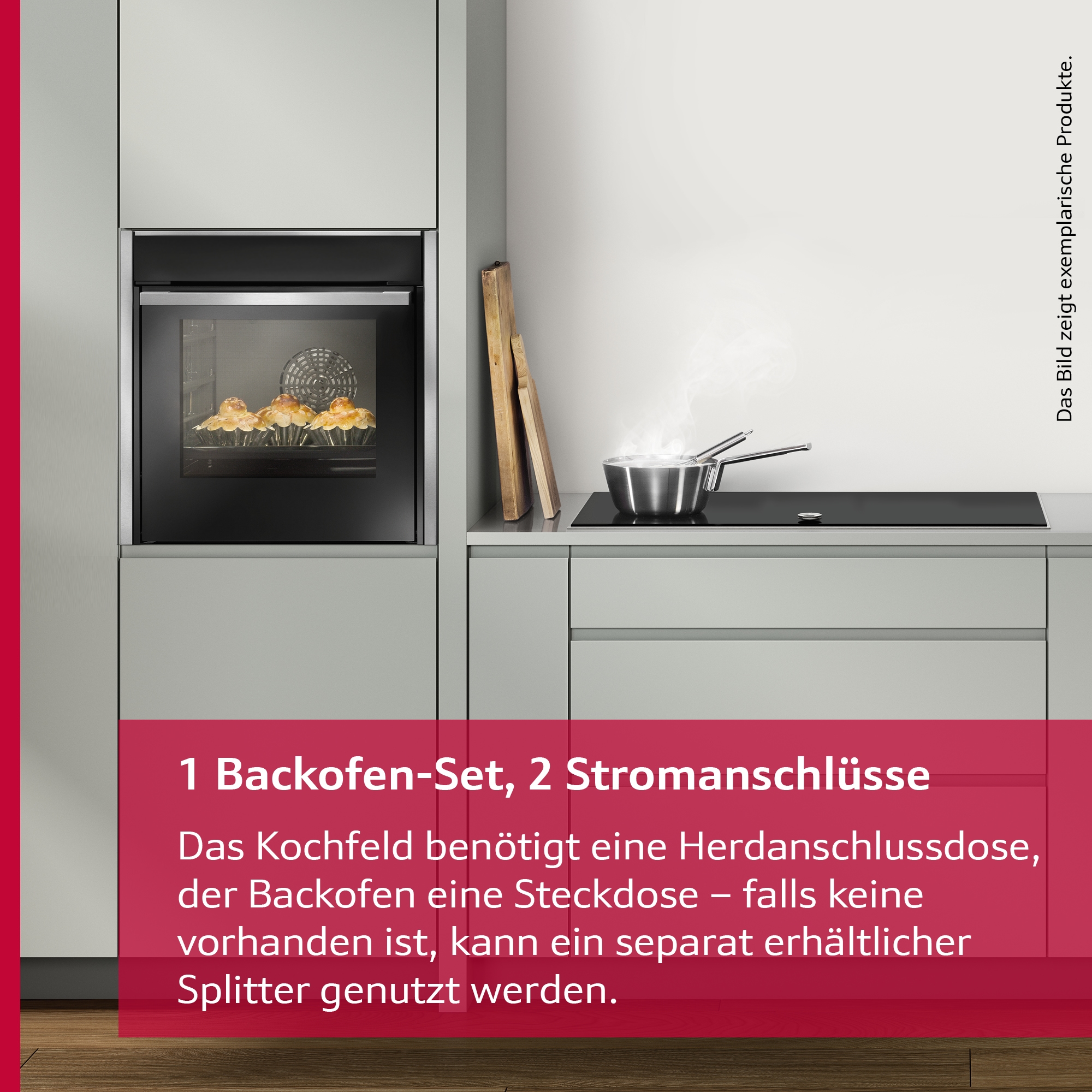 NEFF Backofen-Set »B2CCG6AK3«, mit Teleskopauszug nachrüstbar, Pyrolyse-Selbstreinigung, mit pyrolytischer Selbstreinigung