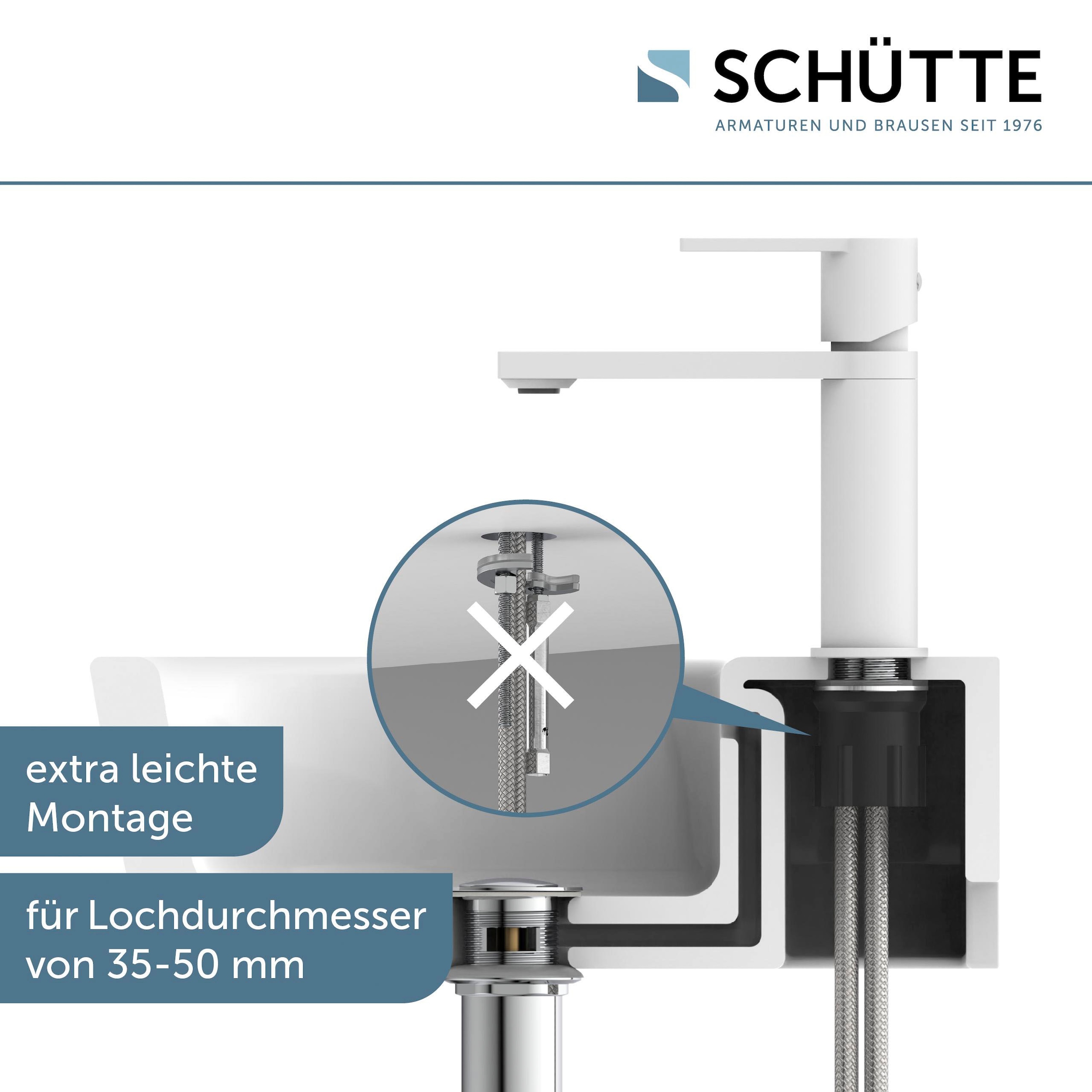 Schütte Waschtischarmatur »MANHATTAN«