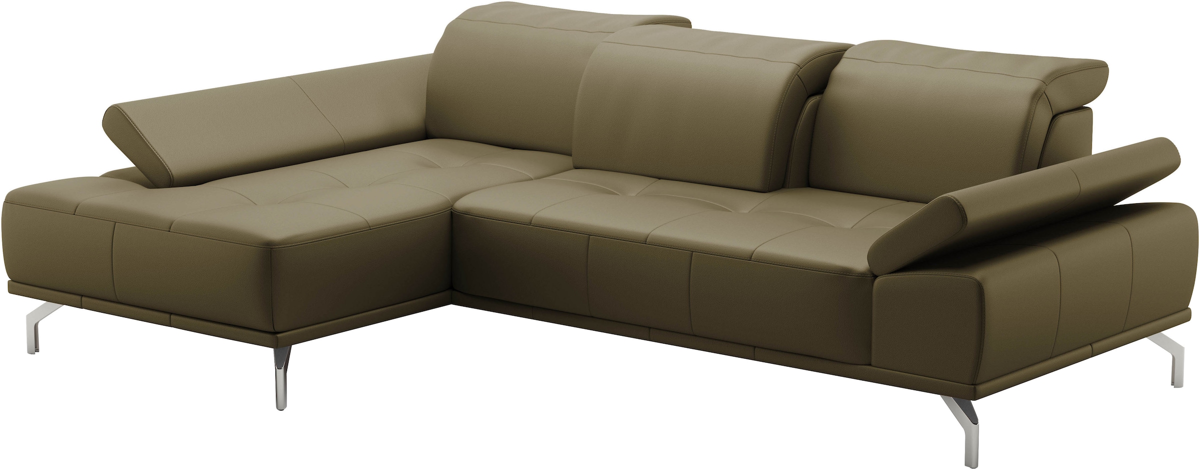 Places of Style Ecksofa »Caluna«, Inkl.Sitztiefenverstellung